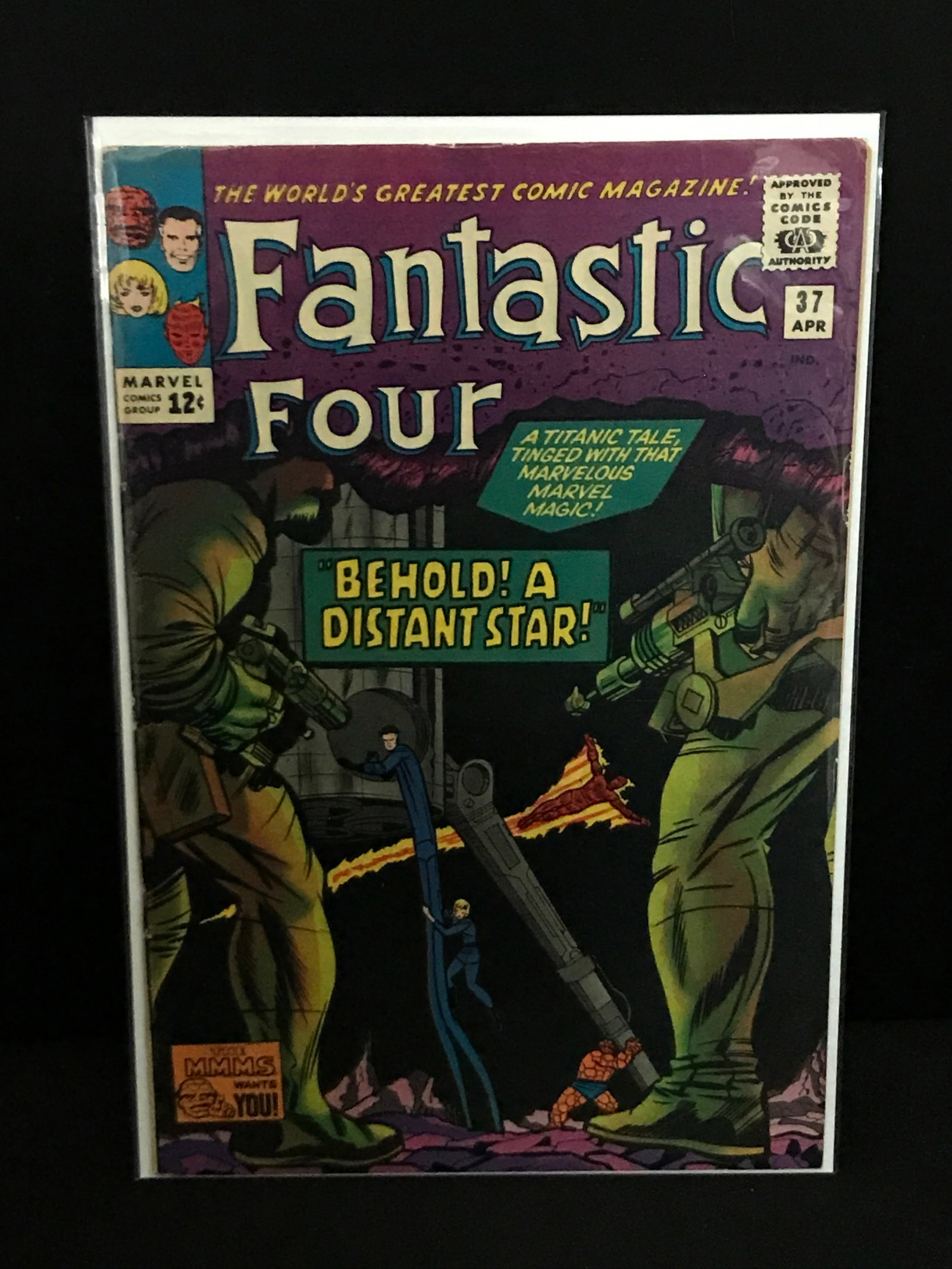 THE FANTASTIC FOUR #37 - MARVEL COMICS (1 of 1)