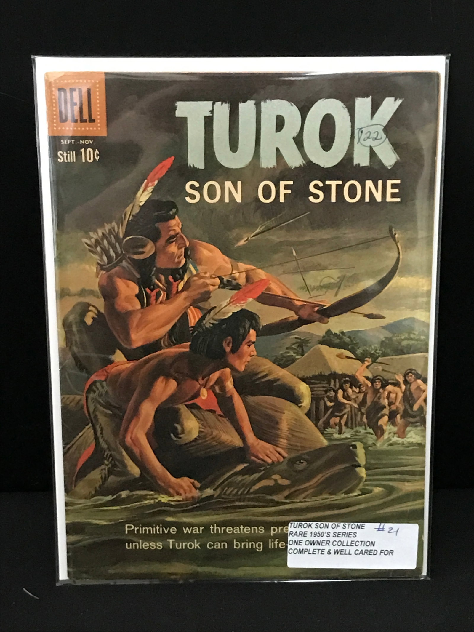 TUROK #21 (1950'S) - DELL COMICS: Prices are in Canadian dollars