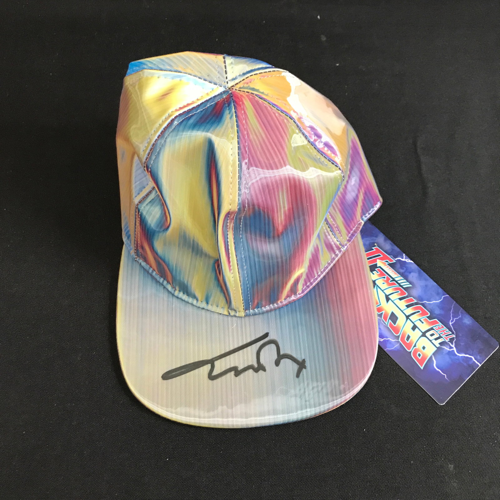 MICHAEL J FOX SIGNE DBACK TO THE FUTURE HAT (HOLLYWOOD COA): Prices are in Canadian dollars