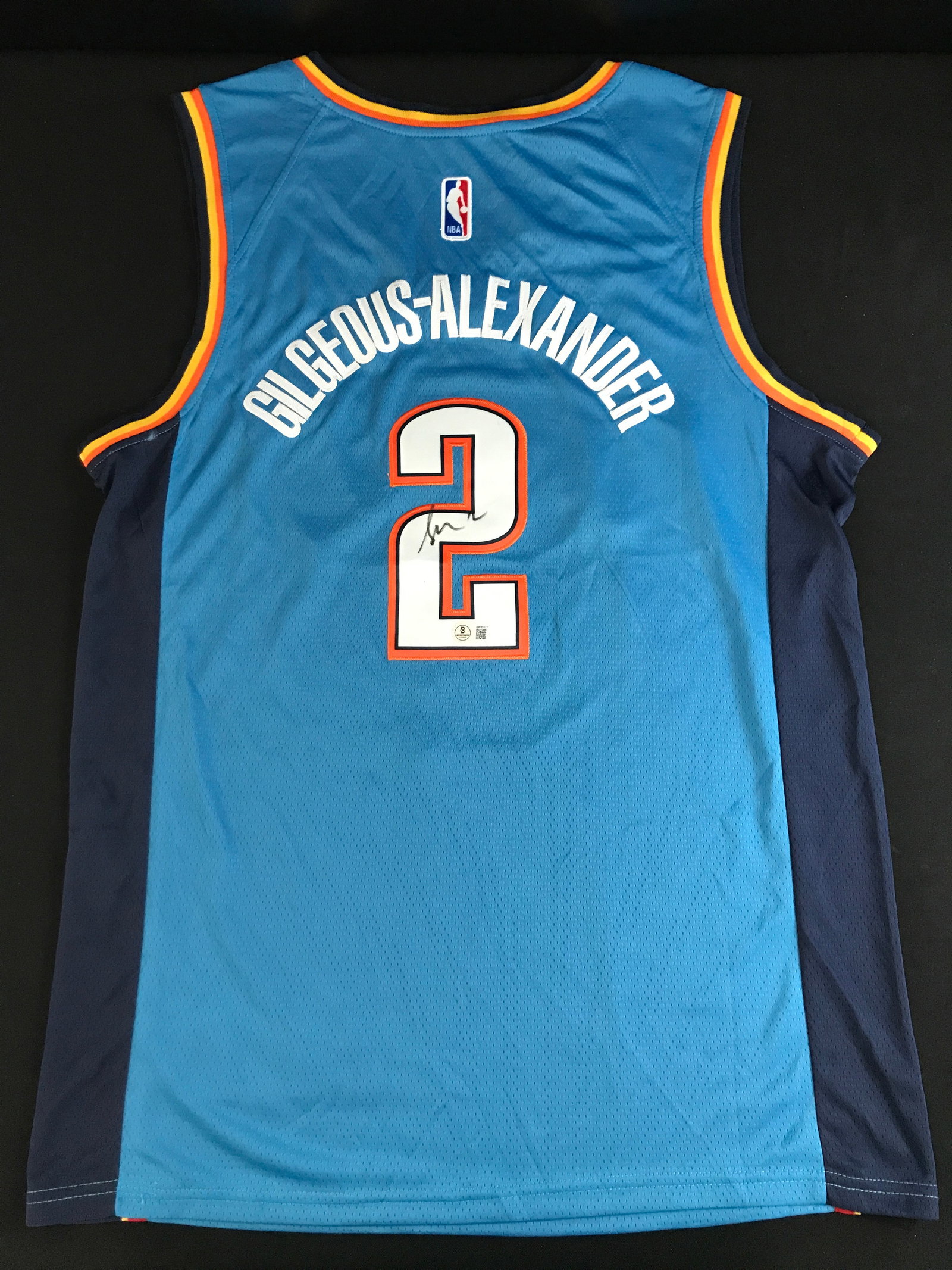 SHAI GILGEOUS ALEXANDER SIGNED OKLAHOMA THUNDER BASKETBALL JERSEY - BECKETT COA: Prices are in Canadian dollars