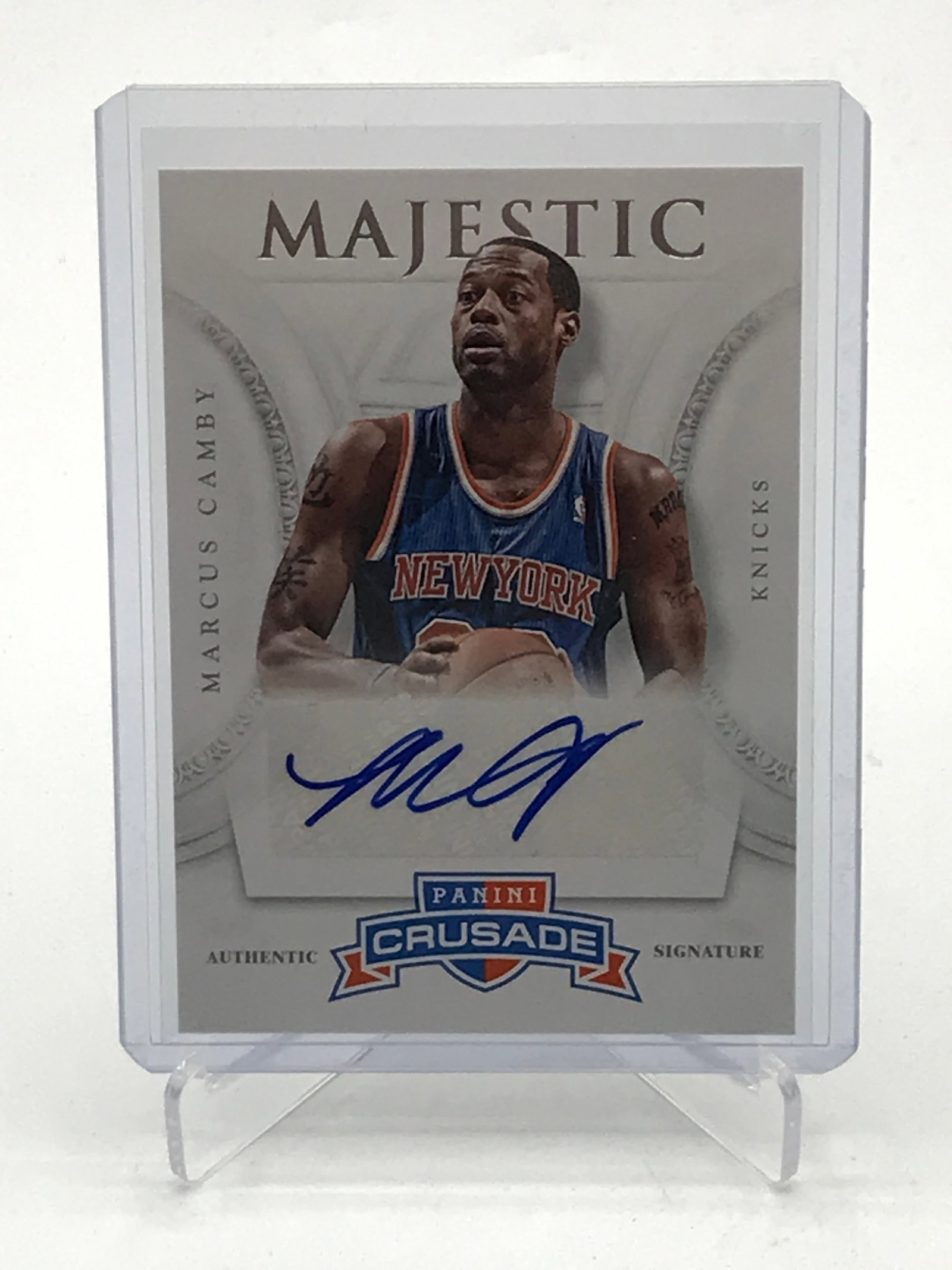 2012-13 PANINI CRUSADE BASKETBALL MARCUS CAMBY SIGNED TRADING CARD: Prices are in Canadian dollars