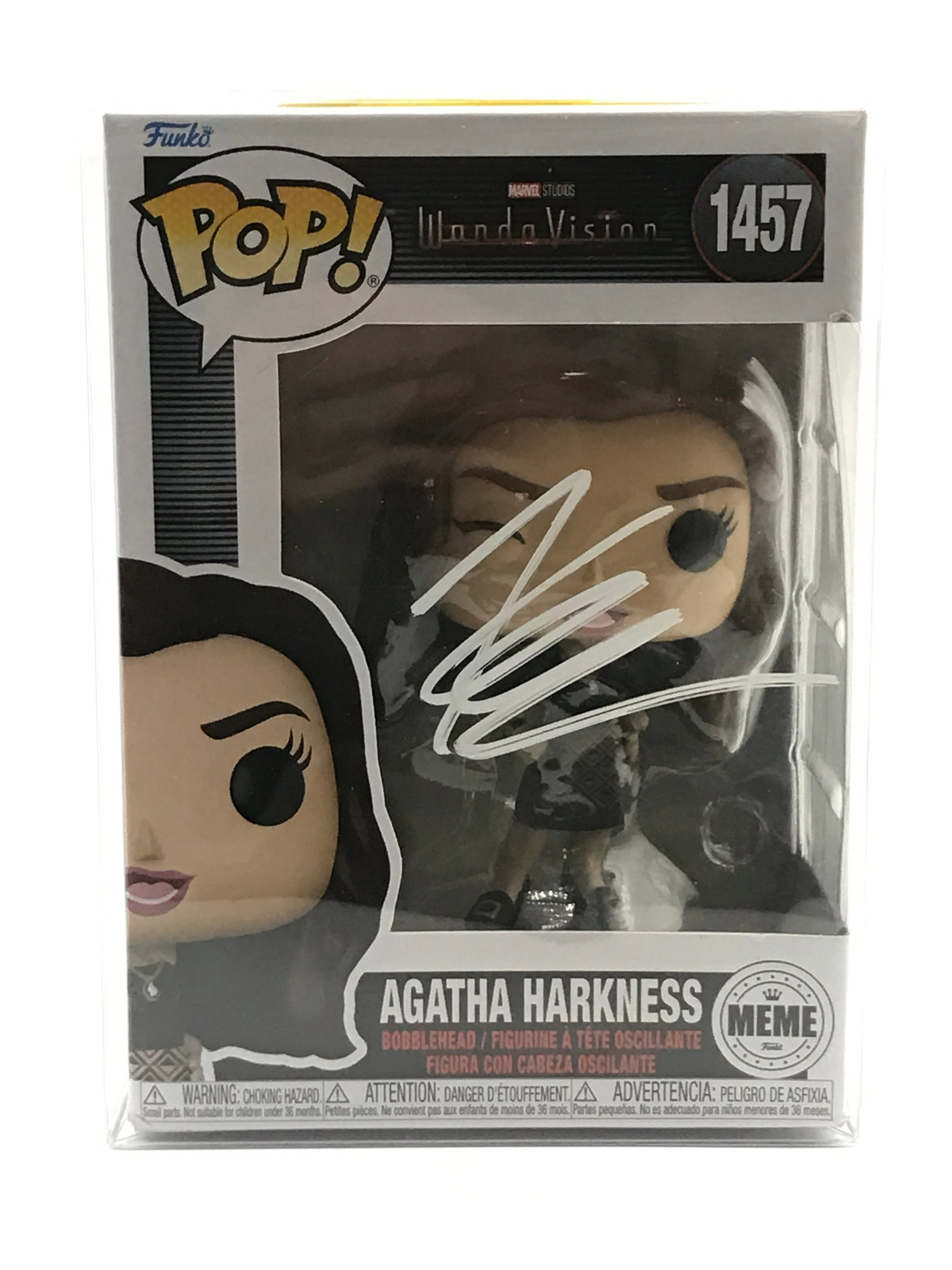 KATHRYN HAHN SIGNED AGATHA HARKNESS FUNKO POP - KB COA: Prices are in Canadian dollars