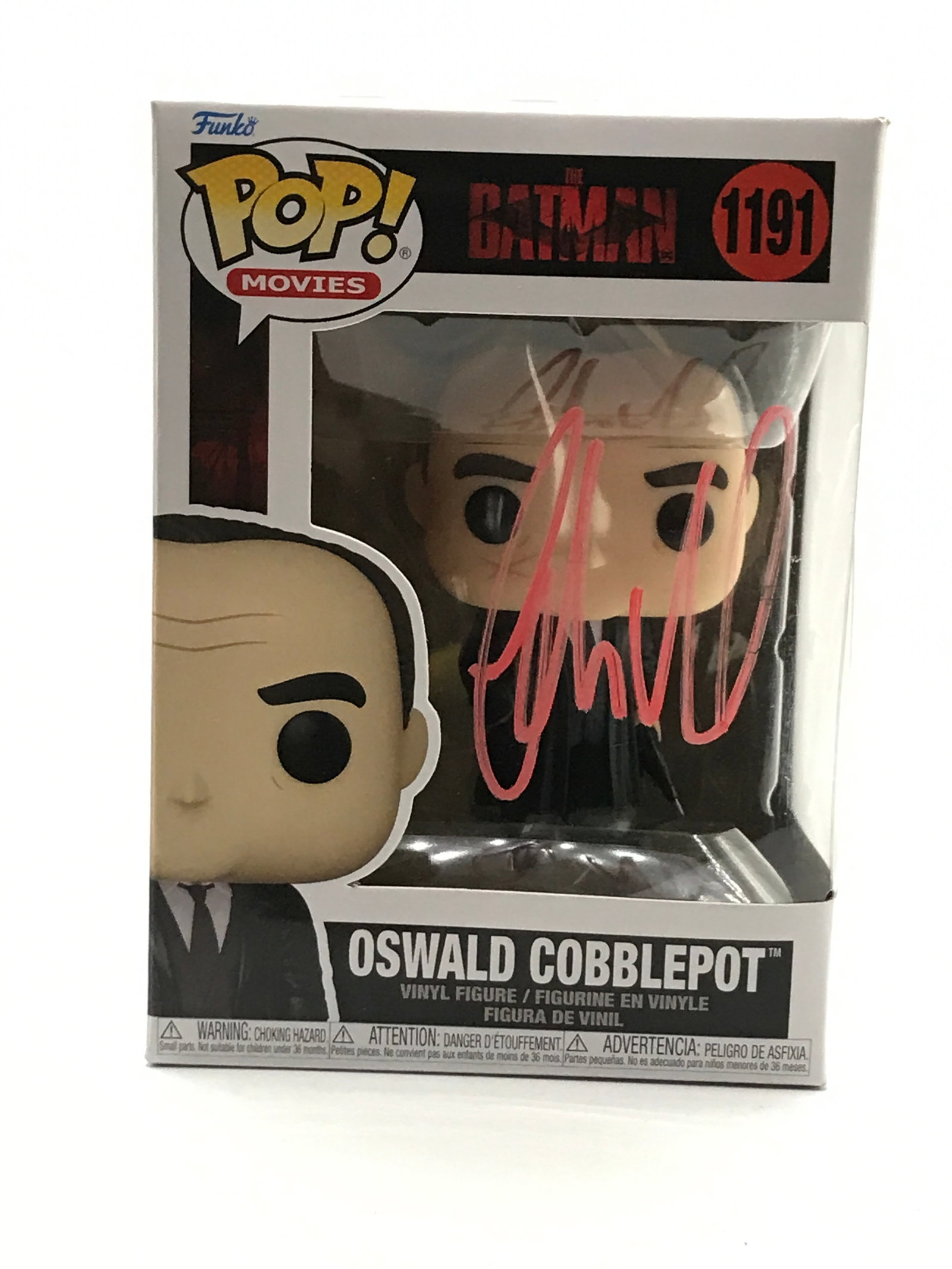 COLIN FARRELL SIGNED OSWALD COBBLEPOT FUNKO POP - BECKETT COA: Prices are in Canadian dollars