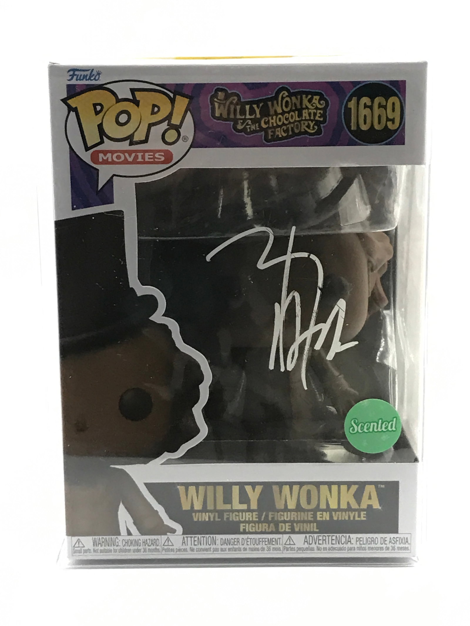 JOHNNY DEPP SIGNED WILLY WONKA FUNKO POP - KB COA: Prices are in Canadian dollars