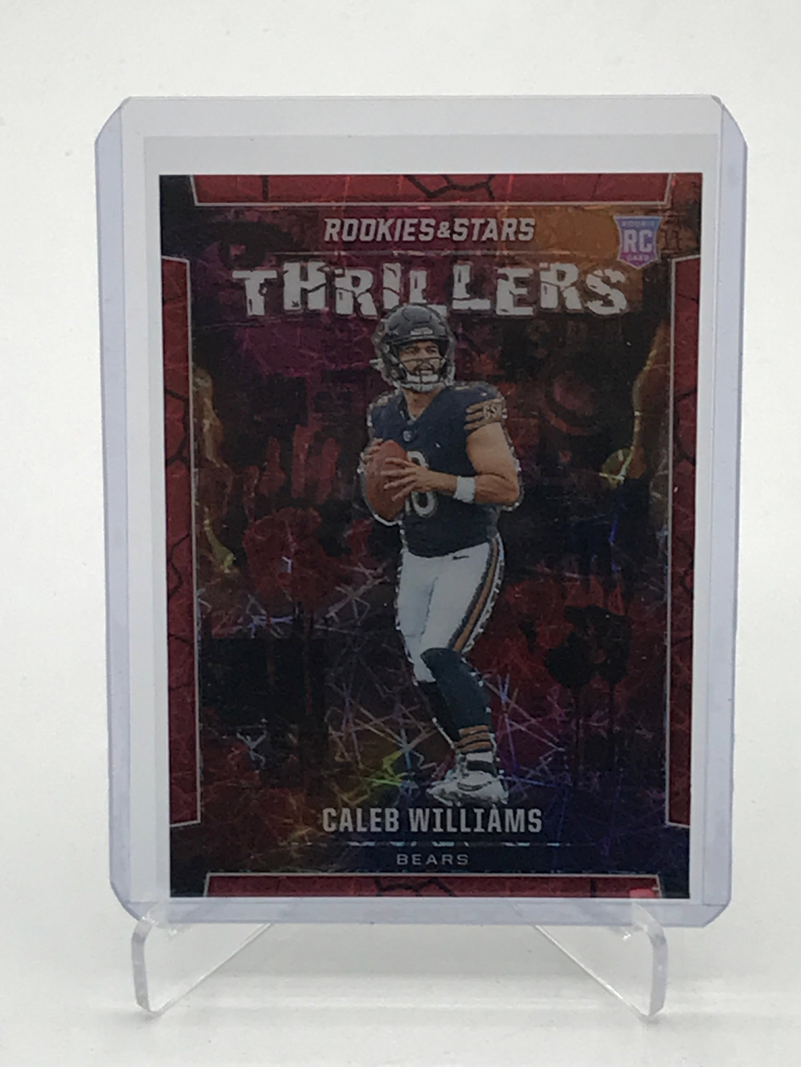 2024 ROOKIES & STARS FOOTBALL CALEB WILLIAMS THRILLERS ROOKIE TRADIND CARD: Prices are in Canadian dollars