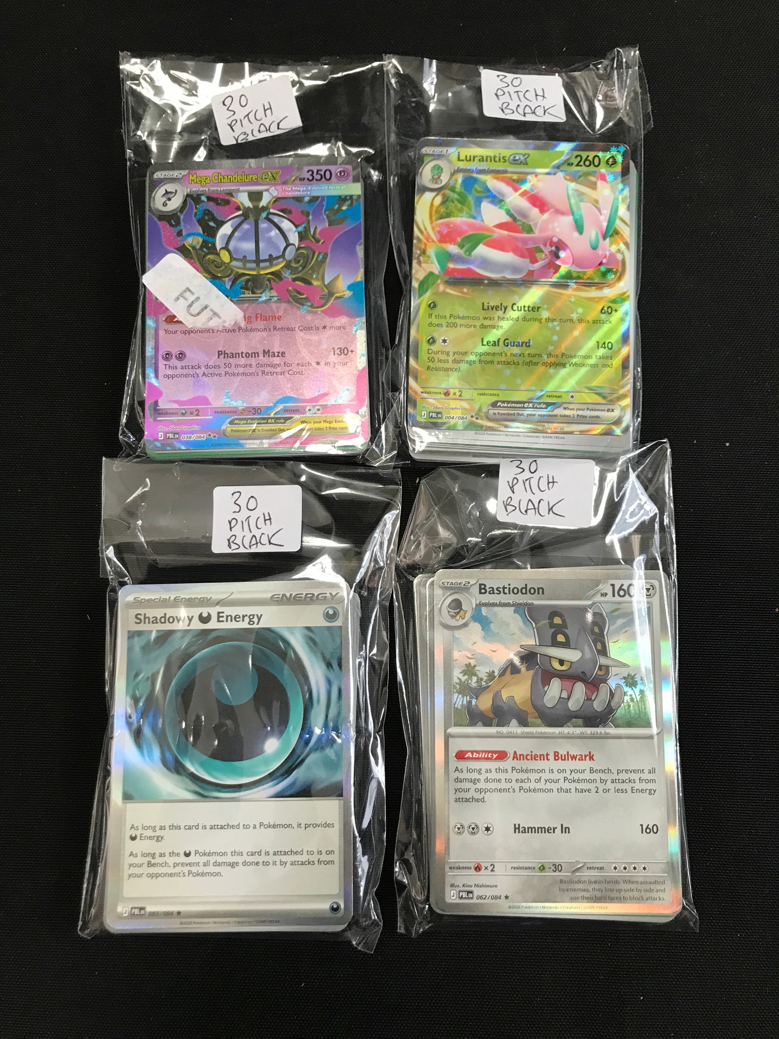 120 POKEMON TCG PITCH BLACK TRADING CARDS: Prices are in Canadian dollars