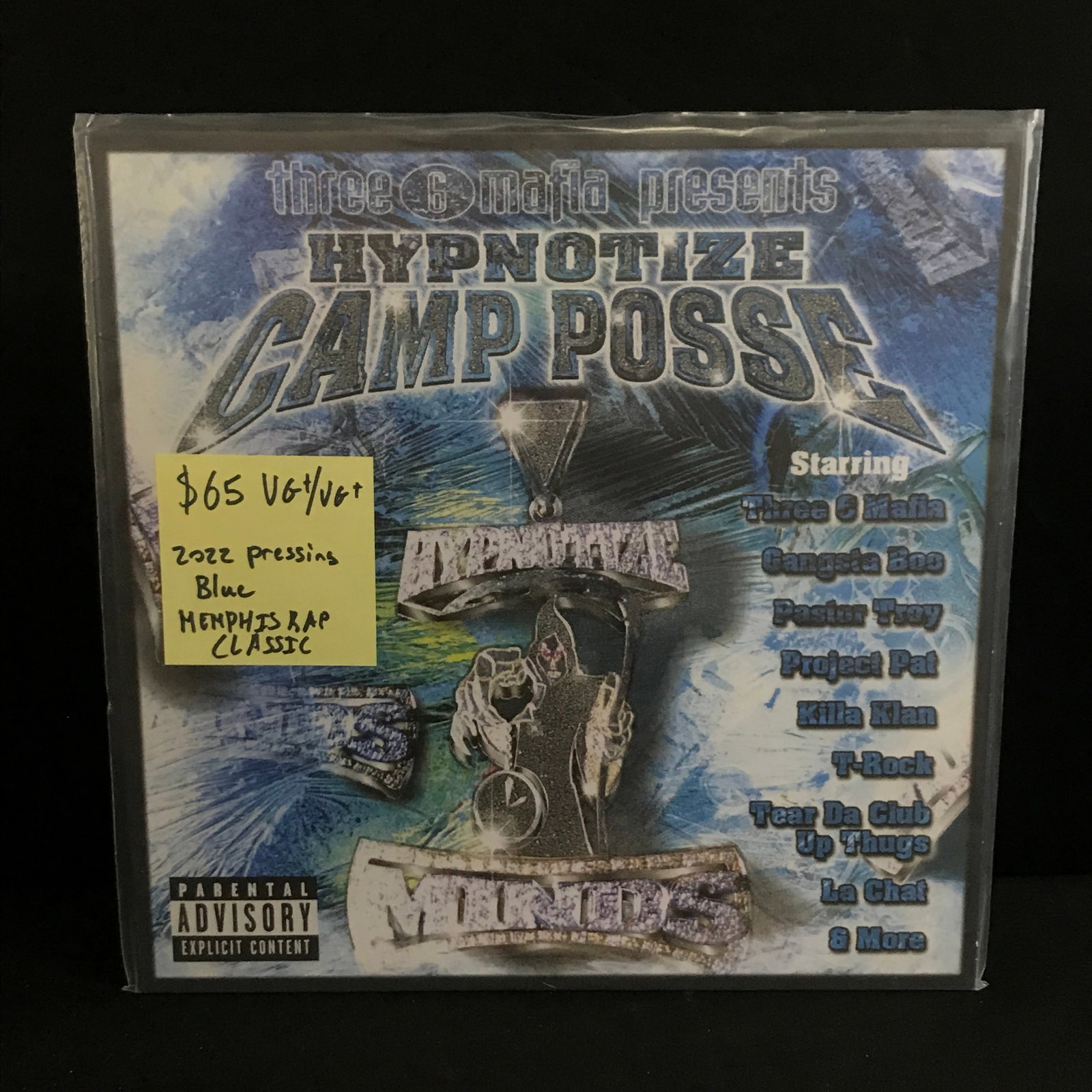 2022 PRESSING BLUE 6 MAFIA PRESENTS HYPNOTIZE CAMP POSSE ALBUM VINYL: Prices are in Canadian dollars
