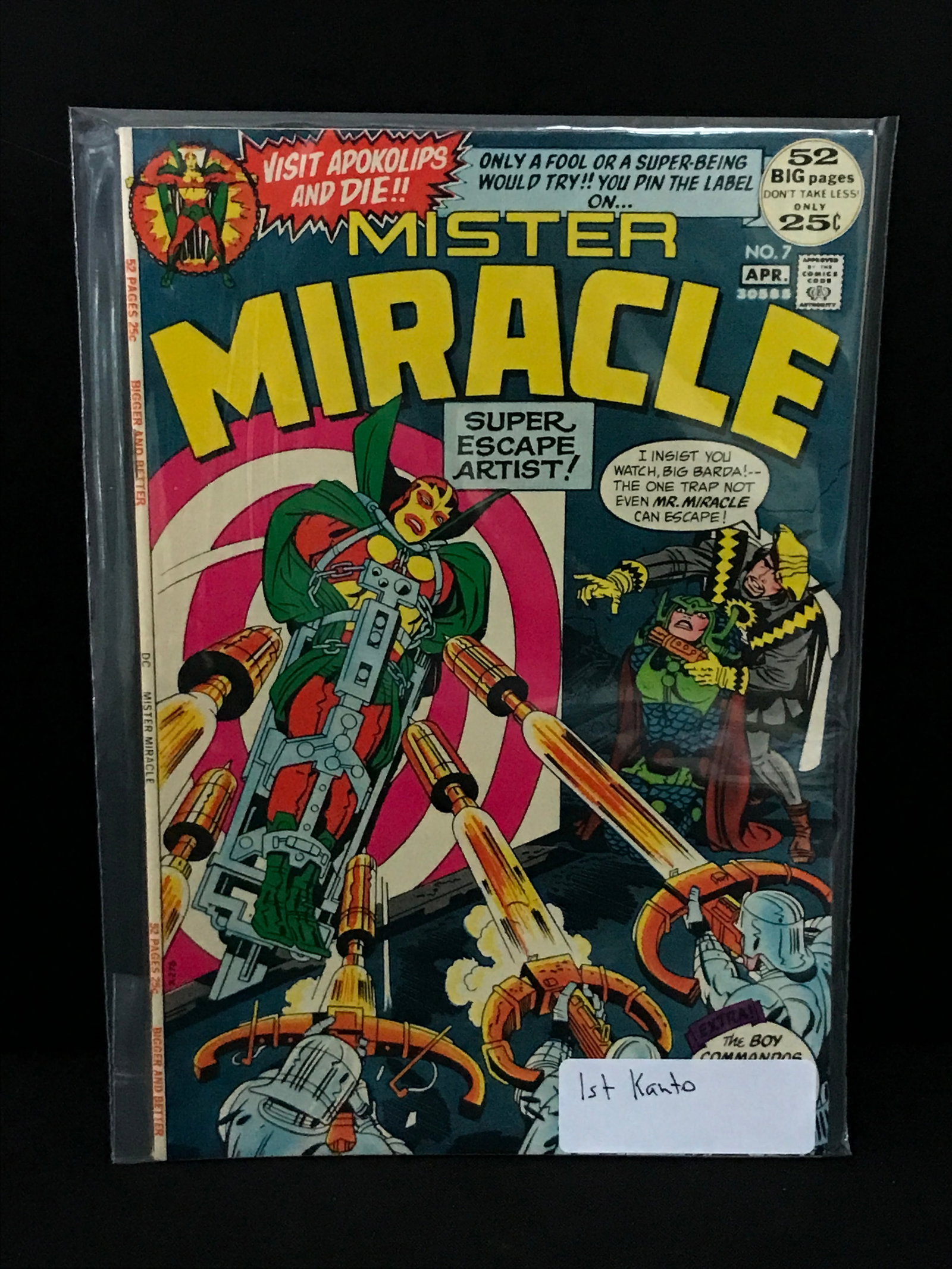 MISTER MIRACLE #7 1ST KANTO - DC COMICS: Prices are in Canadian dollars