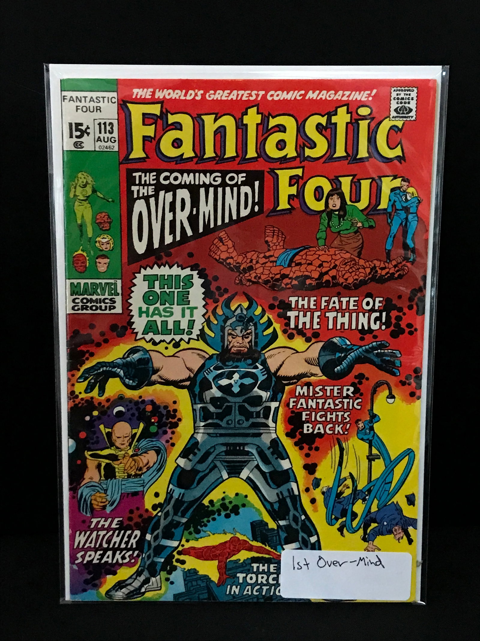 THE FANTASTIC FOUR #113 1ST OVER-MIND - MARVEL COMICS: Prices are in Canadian dollars