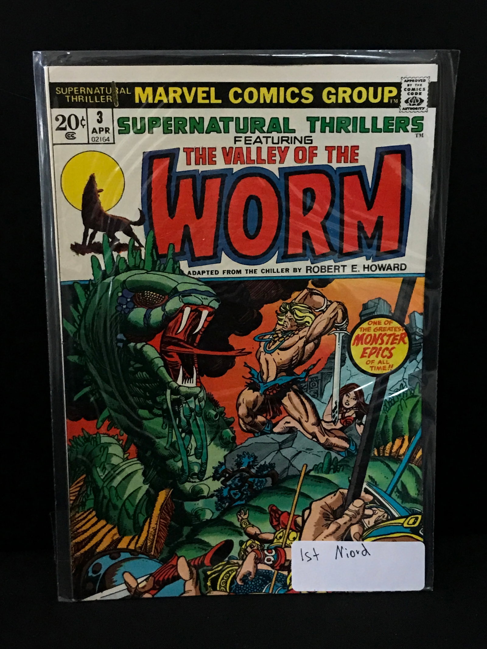 SUPERNATURAL THRILLERS #3 1ST NIORD - MARVEL COMICS (1 of 1)
