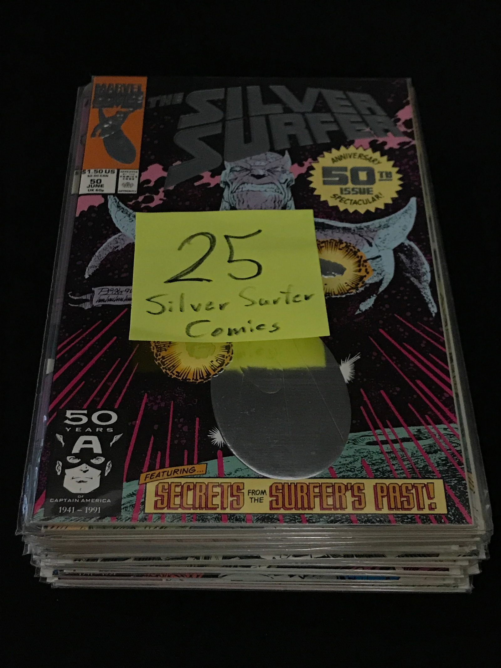 LOT OF 25 SILVER SURFER COMICS - MARVEL COMICS: Prices are in Canadian dollars