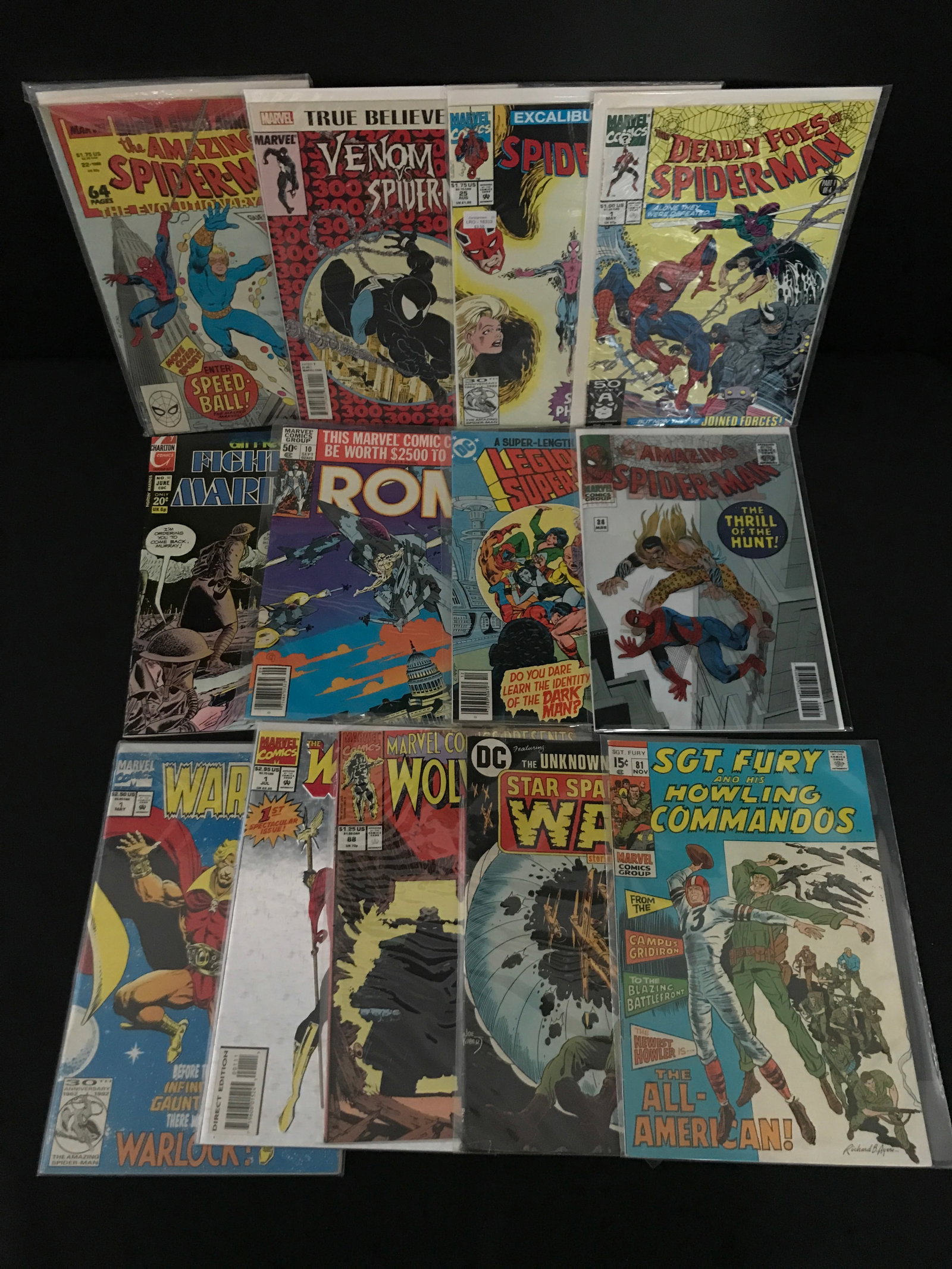 LOT OF 13 MIXED TITLE COMICS - MARVEL & DC: Prices are in Canadian dollars
