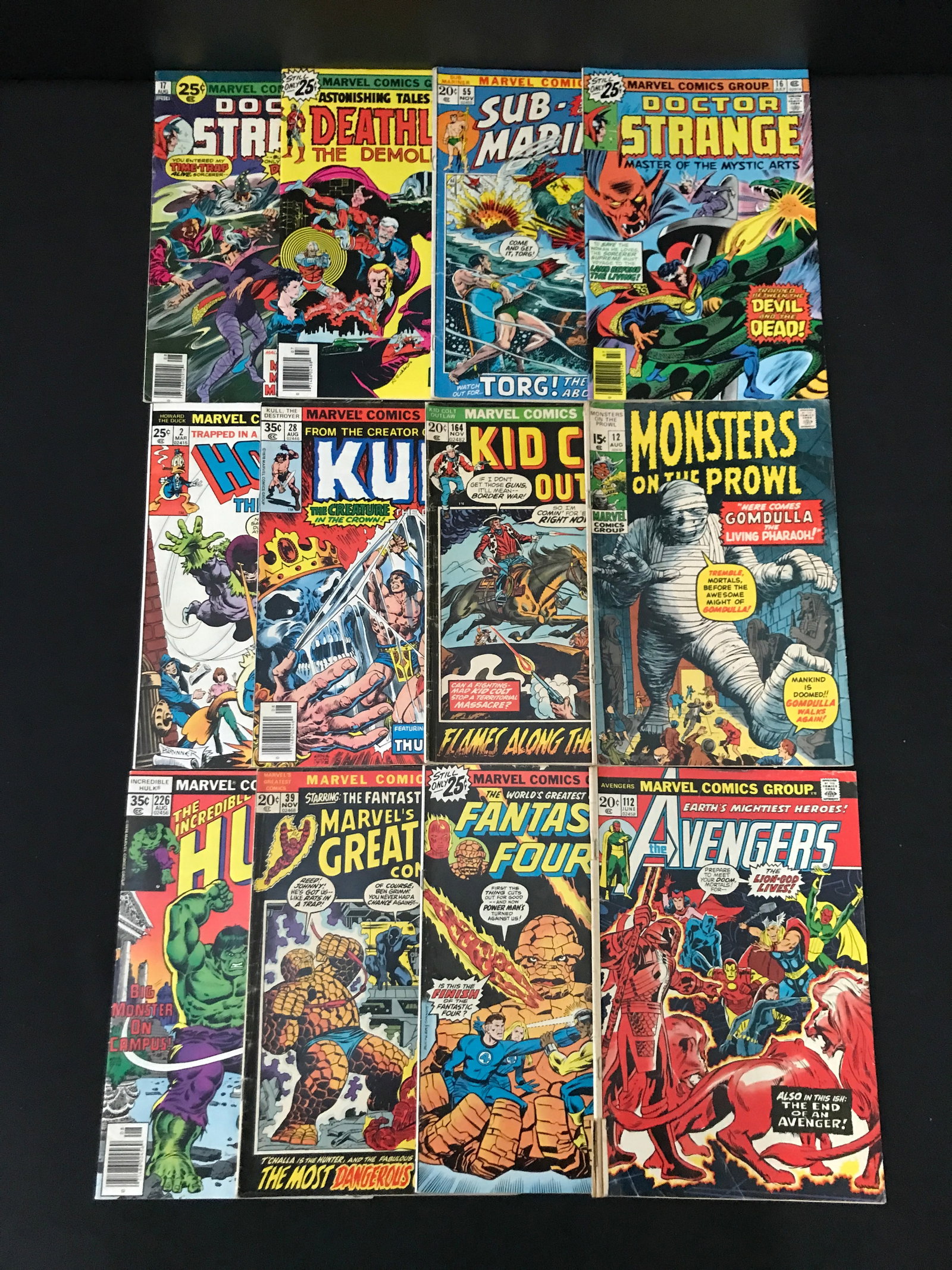 LOT OF 12 MIXED TITLE COMICS - MARVEL COMICS (1 of 1)