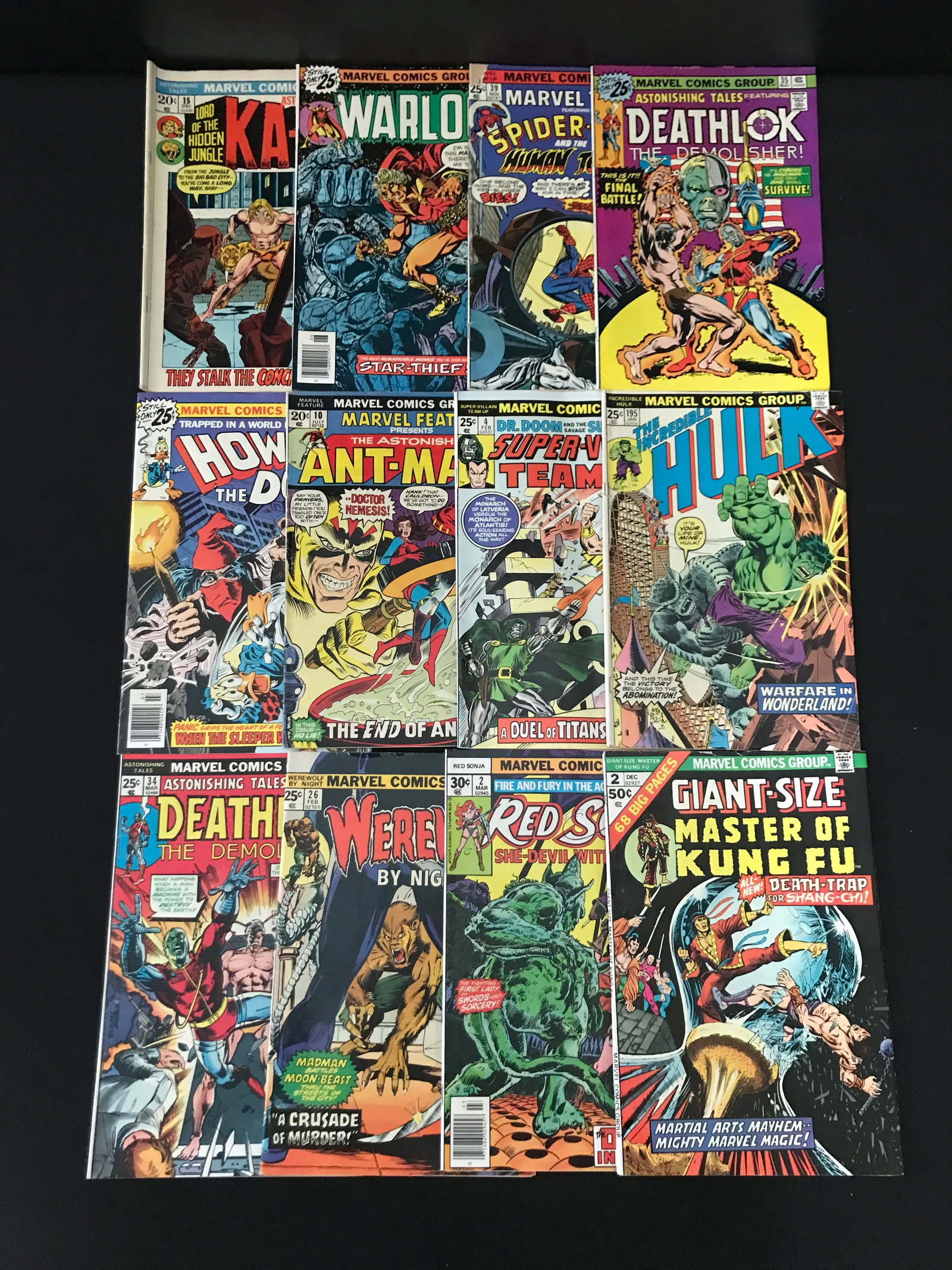 LOT OF 12 MIXED TITLE COMICS - MARVEL COMICS: Prices are in Canadian Dollars