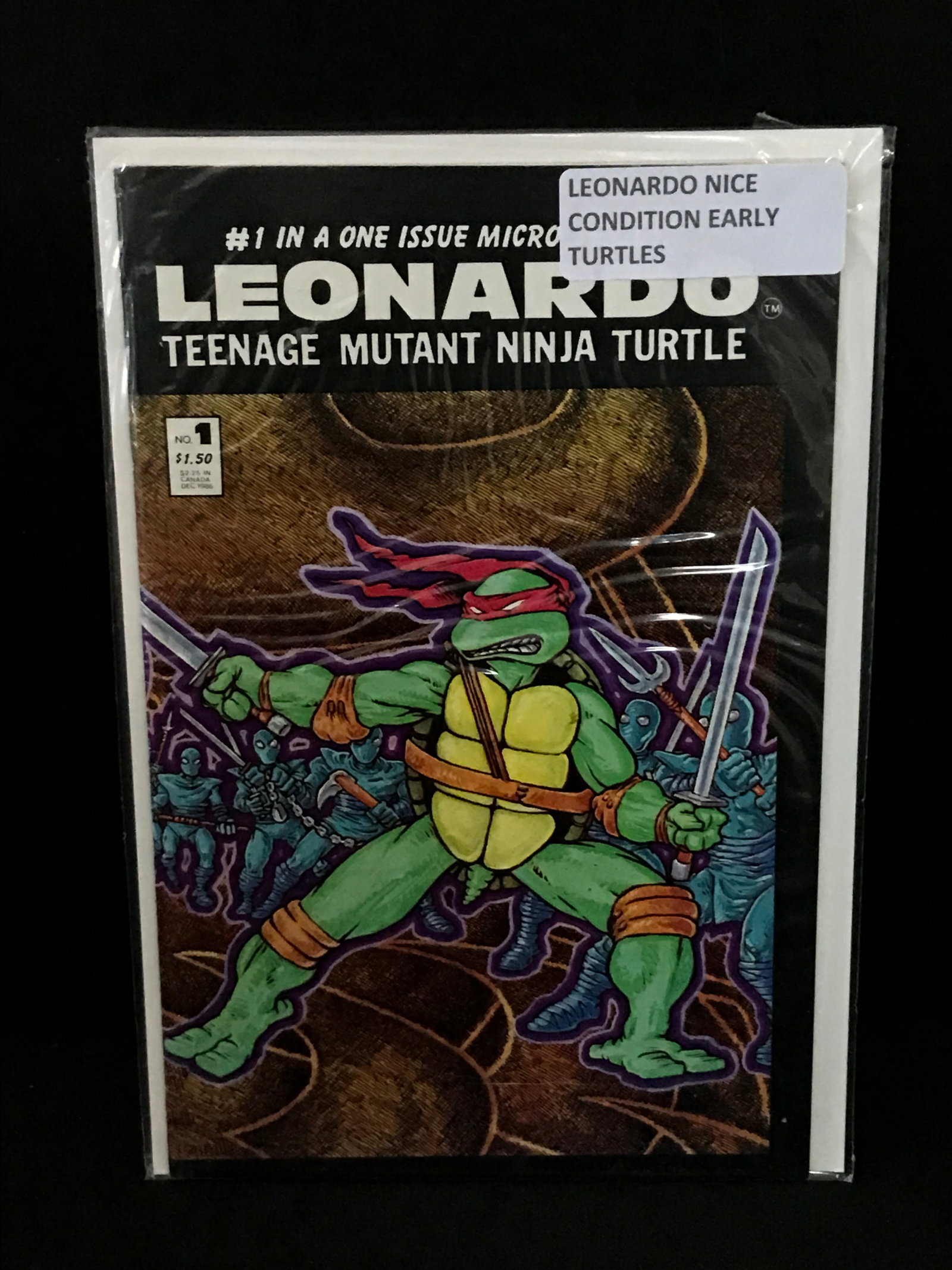 LEONARDO TEENAGE MUTANT NINJA TURTLE #1 - EASTMAN AND LAIRD: Prices are in Canadian Dollars