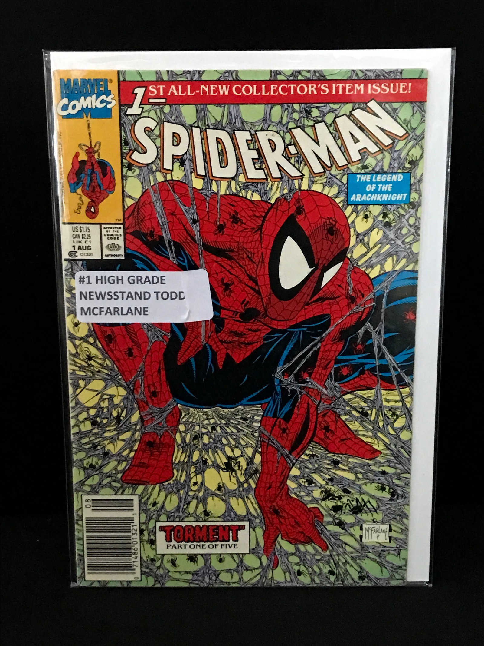 SPIDERMAN #1 NEWSSTAND EDITION - MARVEL COMICS: Prices are in Canadian Dollars