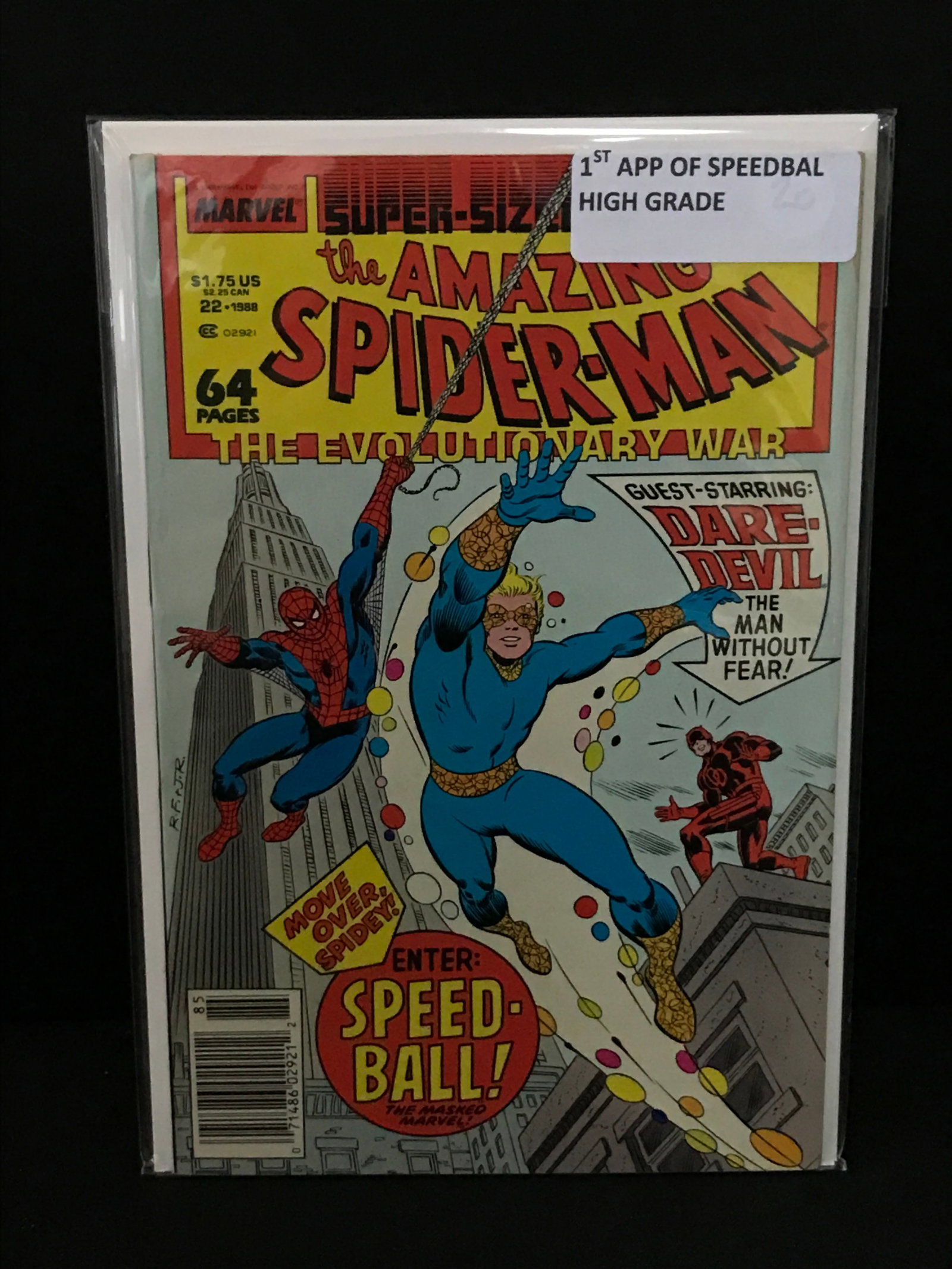 THE AMAZING SPIDERMAN #22 SUPER SIZED 1ST APP SPEEDBAL - MARVEL COMICS: Prices are in Canadian Dollars