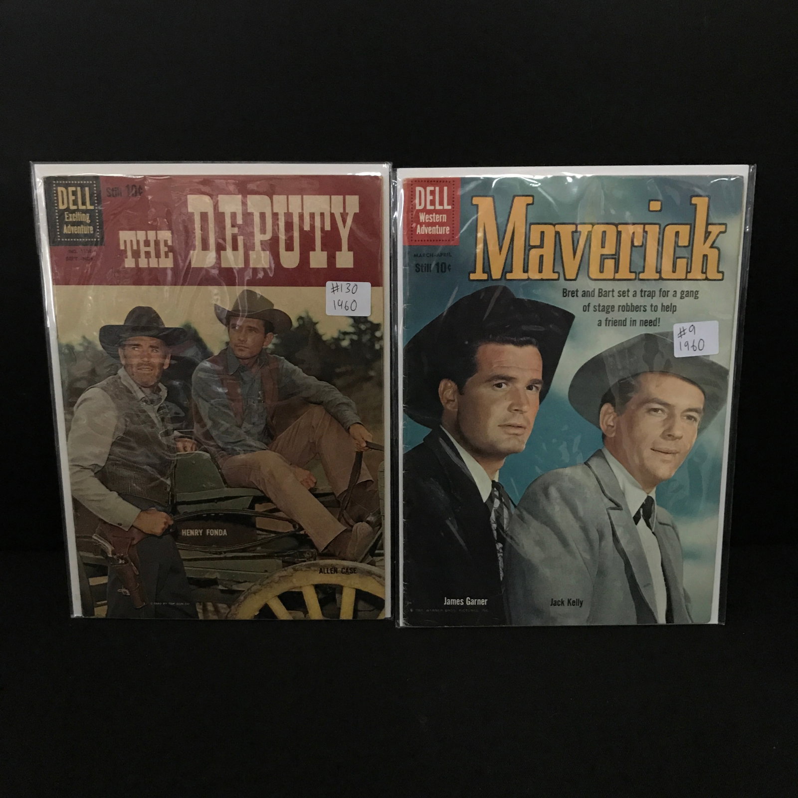 LOT OF 2 MIXED TITLE WESTERN COMICS - DELL COMICS: Prices are in Canadian Dollars