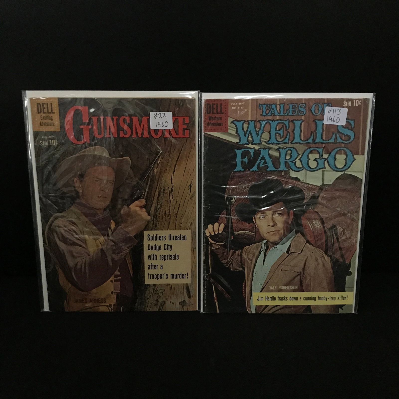 LOT OF 2 MIXED TITLE WESTERN COMICS (1960) - DELL COMICS: Prices are in Canadian Dollars