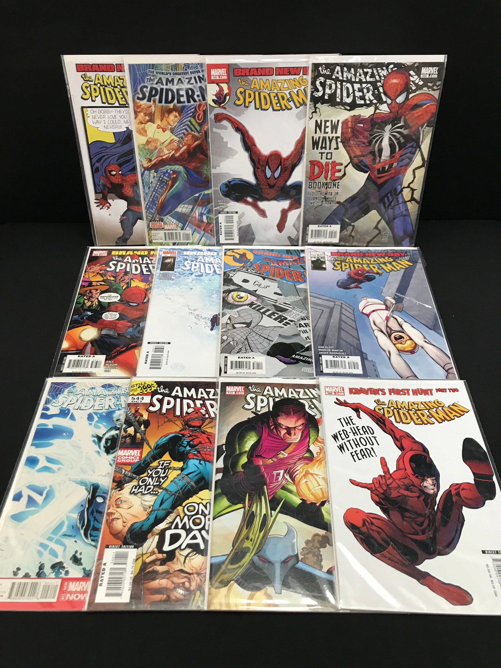 LOT OF 12 AMAZING SPIDERMAN COMICS - MARVEL COMICS (1 of 1)