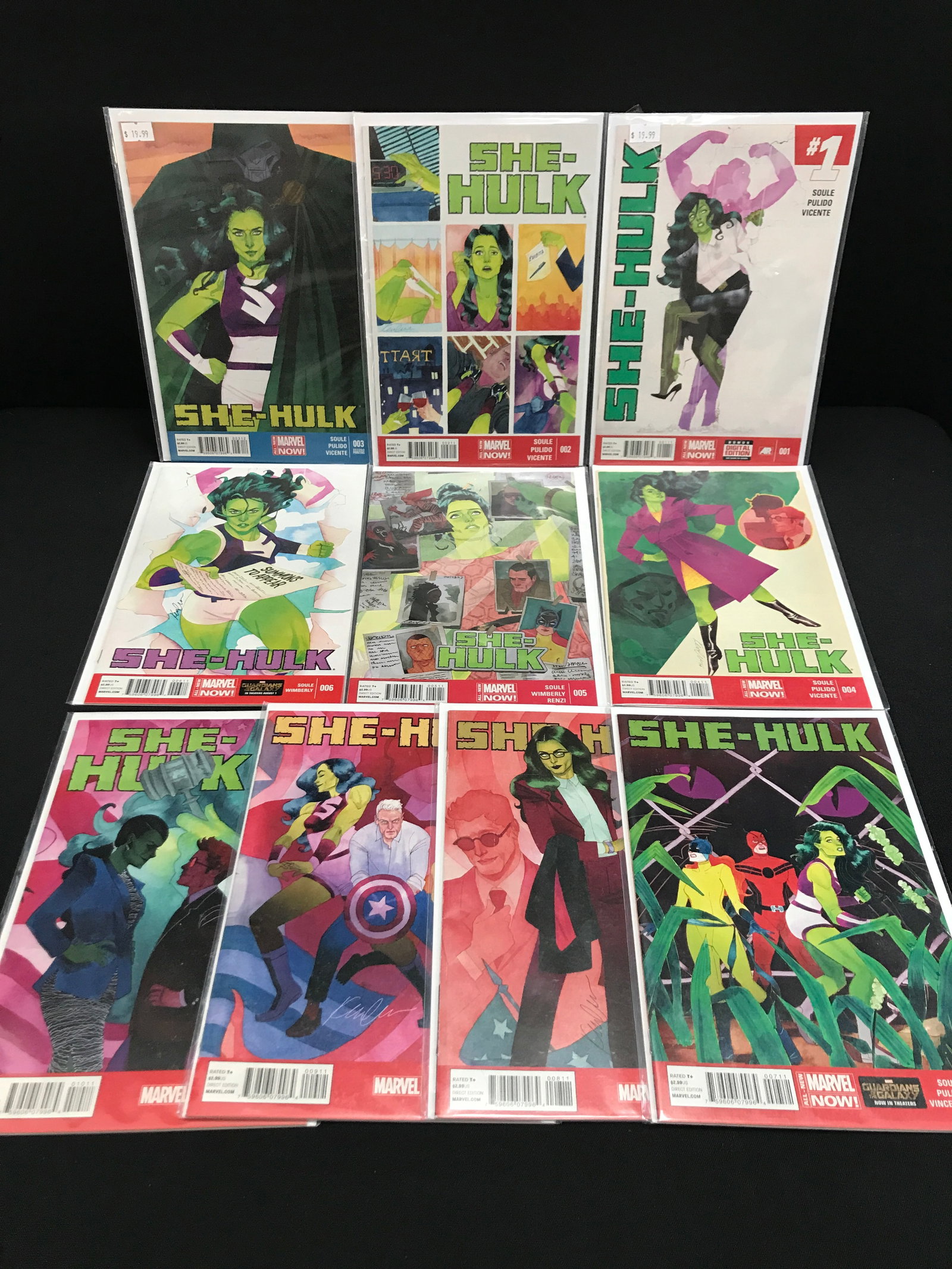 LOT OF 10 SHE HULK COMICS - MARVEL COMICS (1 of 1)