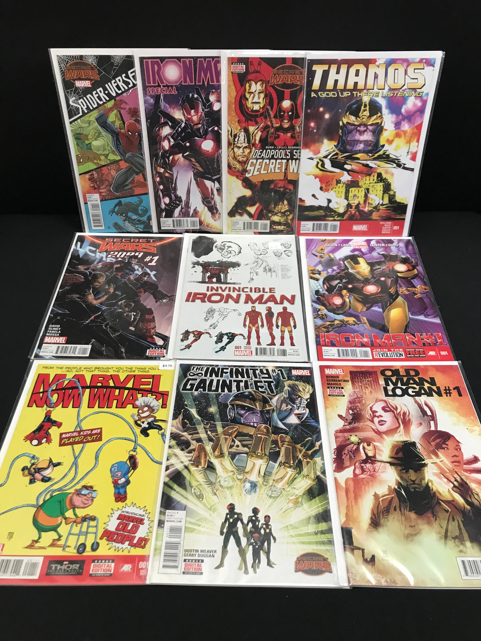 LOT OF 10 MIXED TITLE COMICS - MARVEL COMICS: Prices are in Canadian dollars
