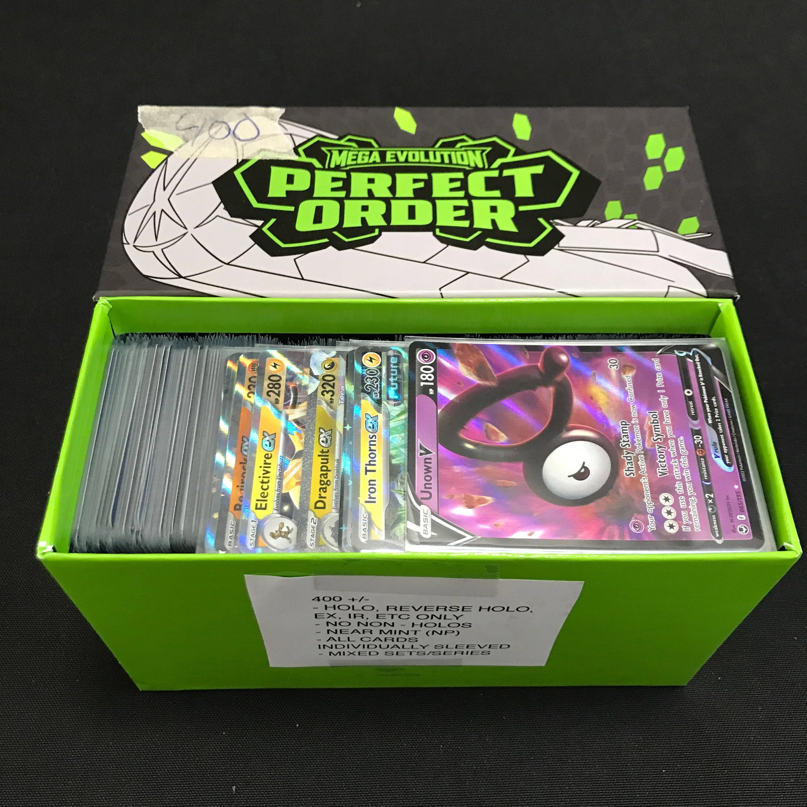 LOT OF APPROX 400 POKEMON TCG TRADING CARDS - HOLO, REVERSE HOLO. EX, IR ETC ONLY: Prices are in Canadian dollars