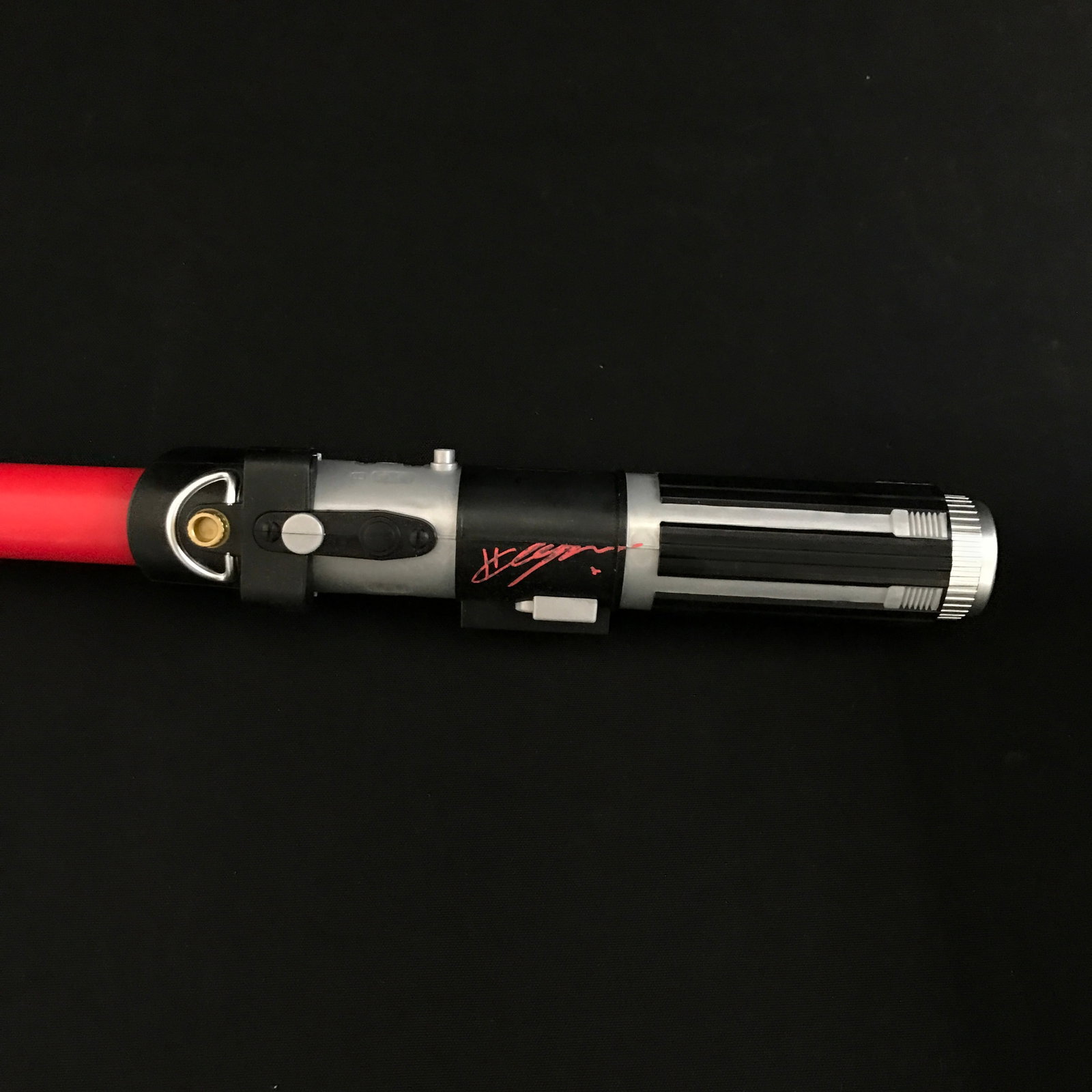 HAYDEN CHRISTENSEN SIGNED LIGHT SABER - WWOC COA: Prices are in Canadian dollars