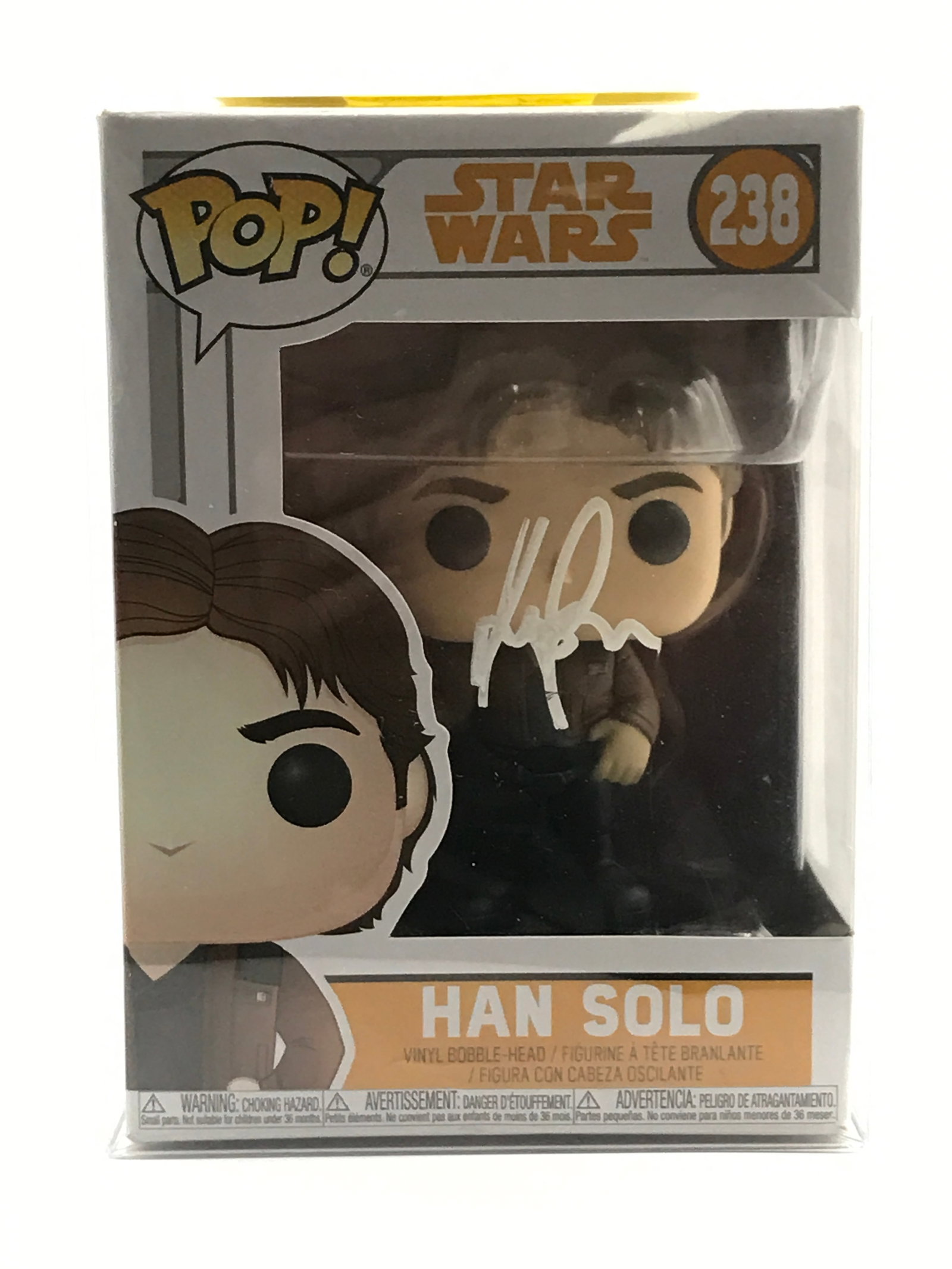 HARRISON FORD SIGNED HAN SOLO STAR WARS FUNKO POP - KB COA: Prices are in Canadian dollars