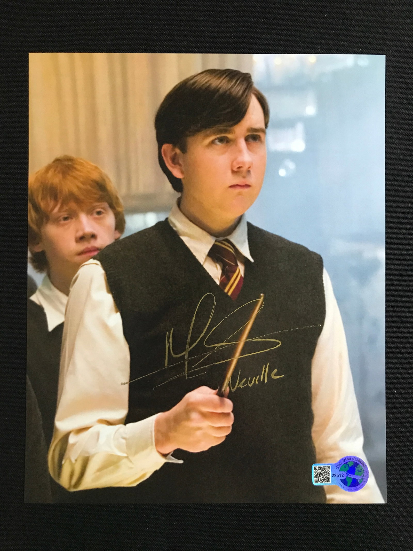 MATTHEW LEWIS SIGNED HARRY POTTER 8X10 - WWOC COA: Prices are in Canadian dollars