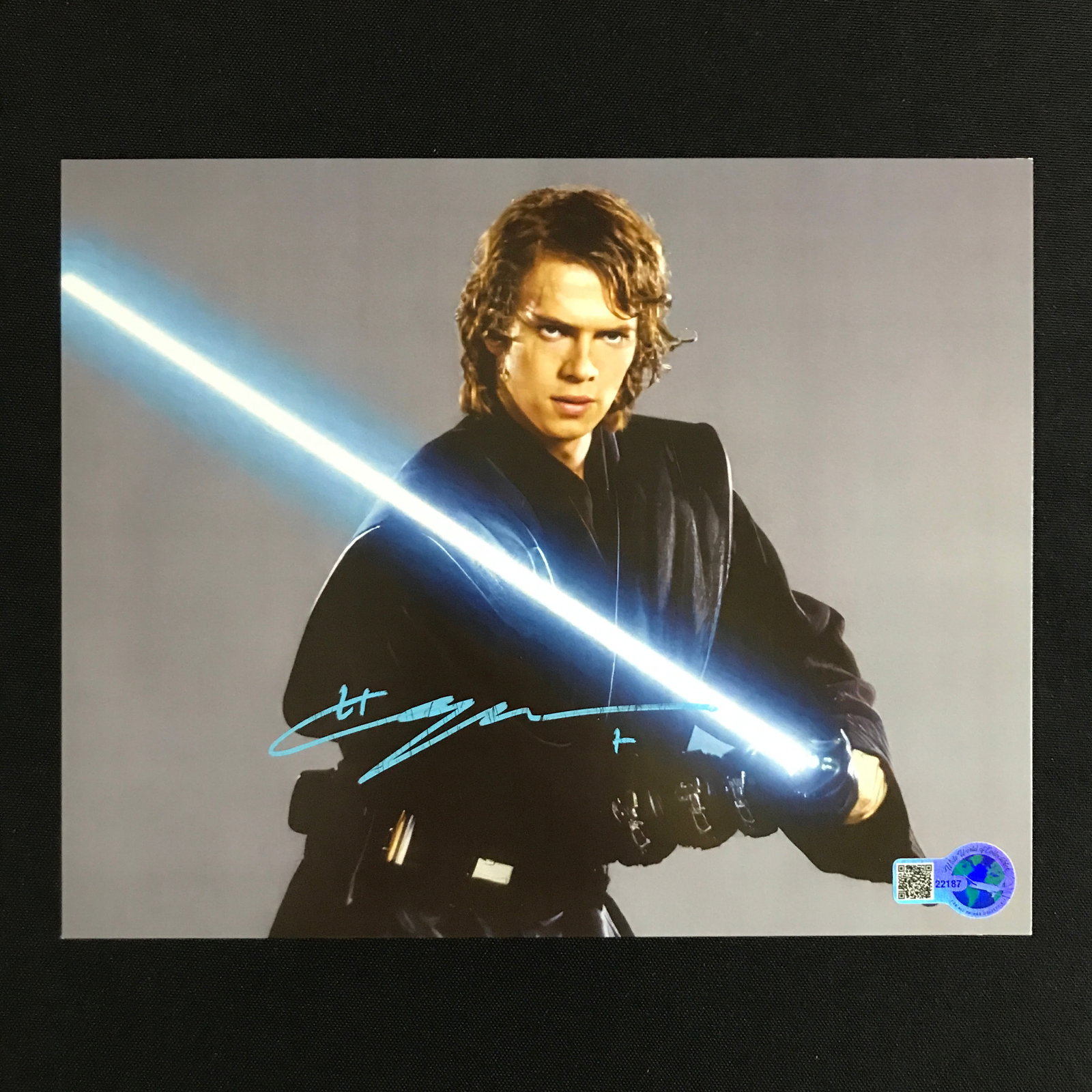 HAYDEN CHRISTENSEN SIGNED ANAKIN SKYWALKER STAR WARS 8X10 - WWOC COA: Prices are in Canadian dollars