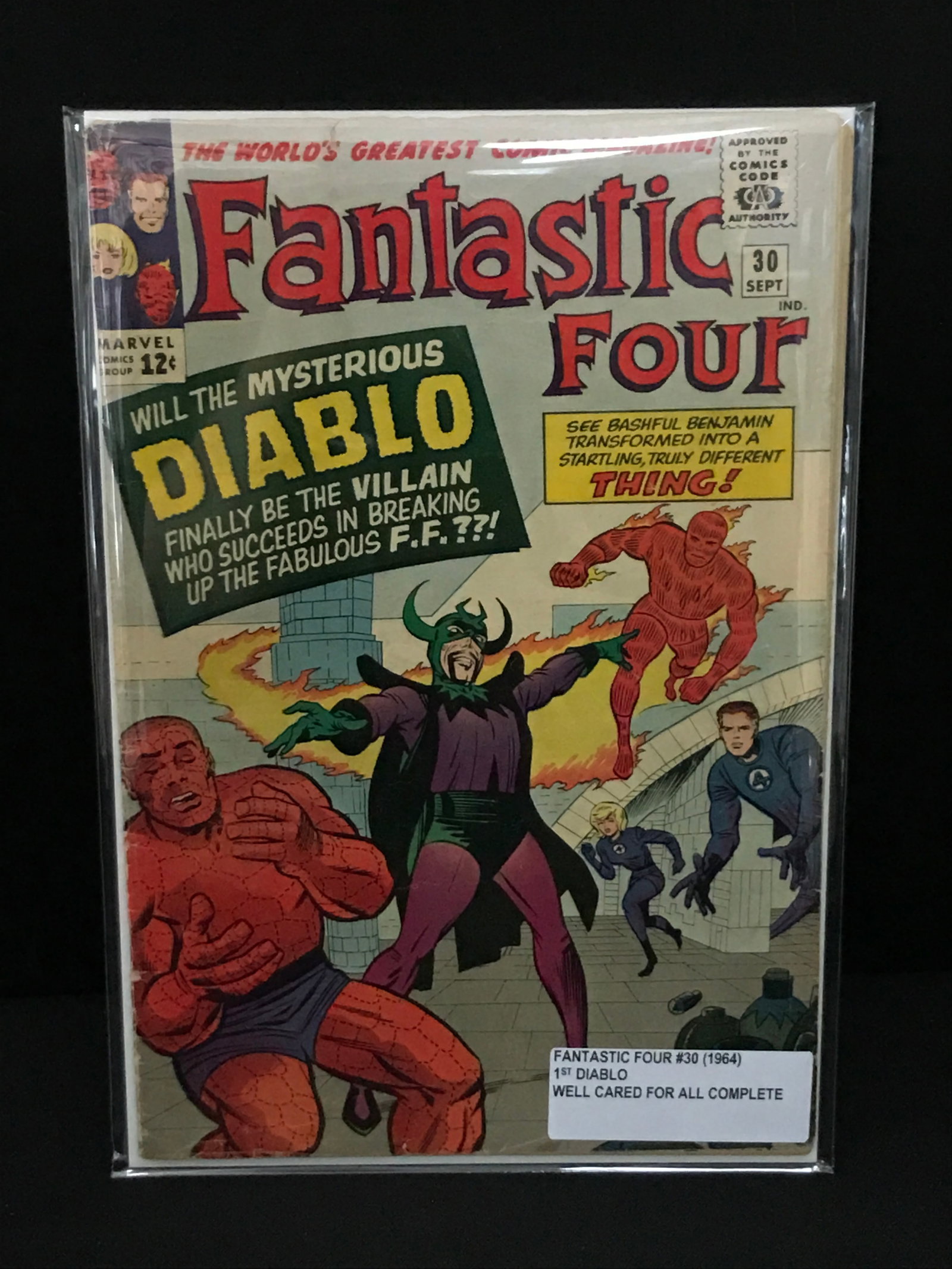 FANTASTIC FOUR #30 1ST DIABLO (1964) - MARVEL COMICS: Prices are in Canadian dollars