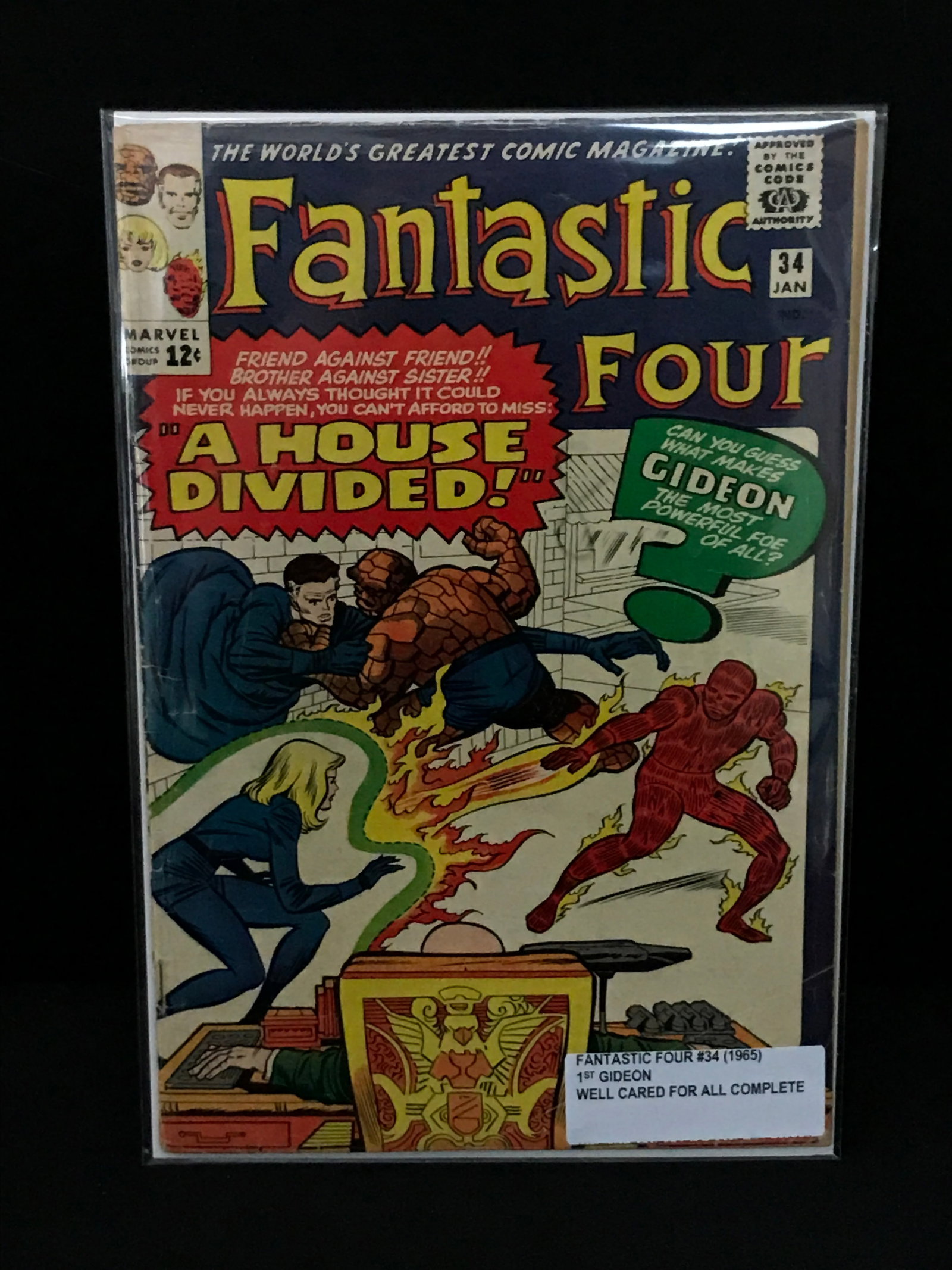 FANTASTIC FOUR #34 (1965) 1ST GIEDON - MARVEL COMICS: Prices are in Canadian dollars