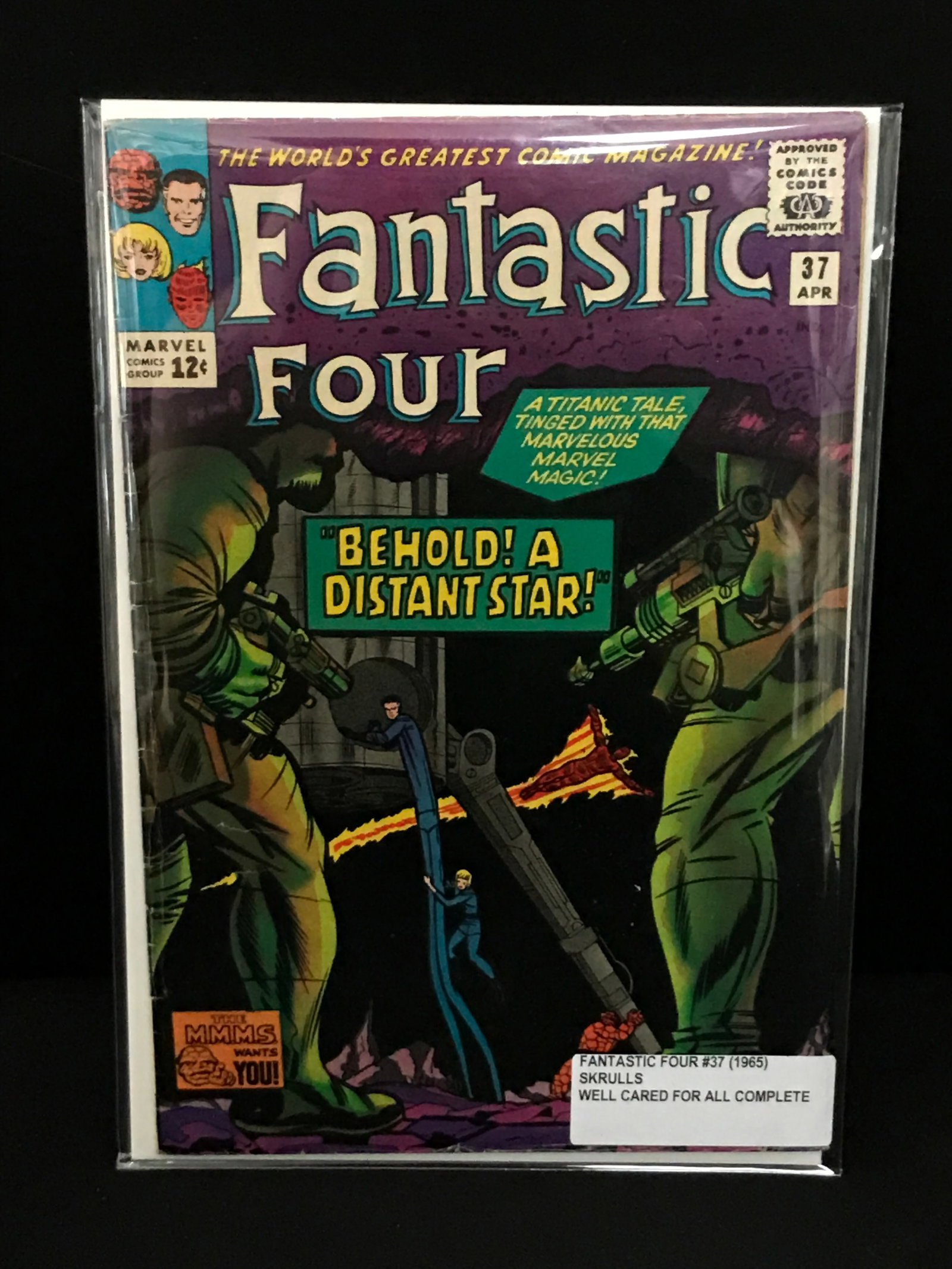 FANTASTIC FOUR #37 (1965) - MARVEL COMICS (1 of 1)
