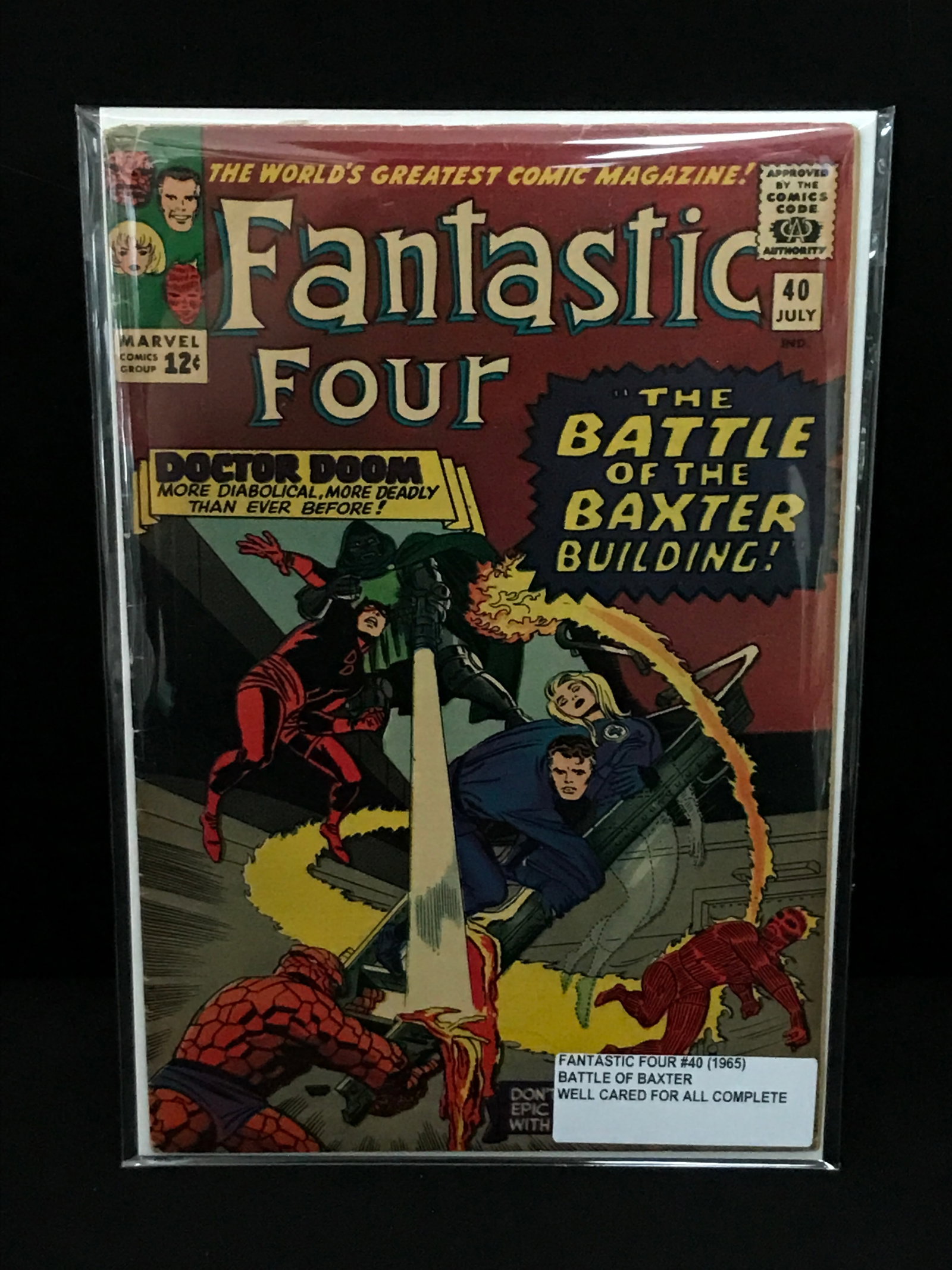 FANTASTIC FOUR #40 (1965) - MARVEL COMICS: Prices are in Canadian dollars