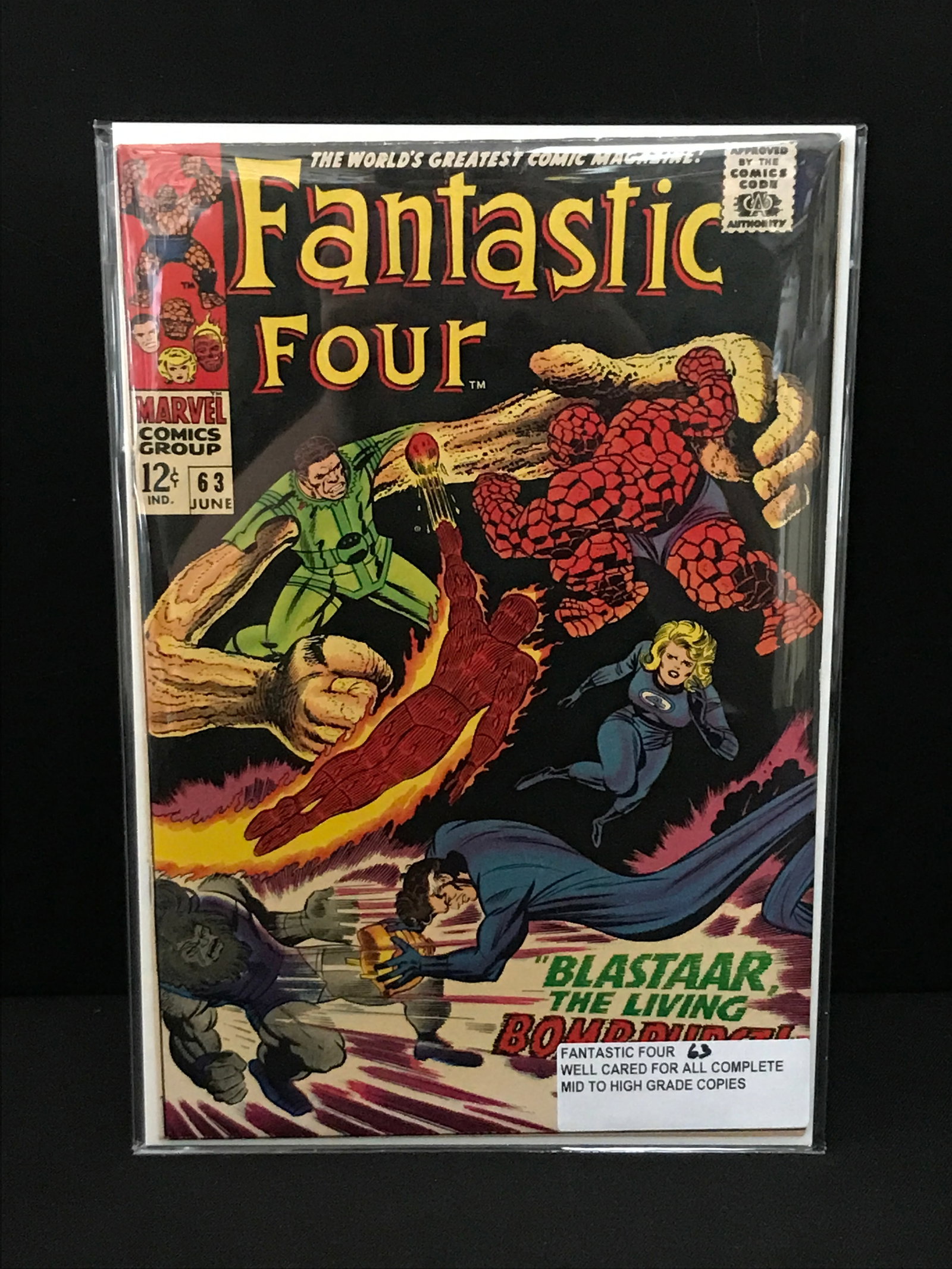 FANTASTIC FOUR #63 - MARVEL COMICS (1 of 1)