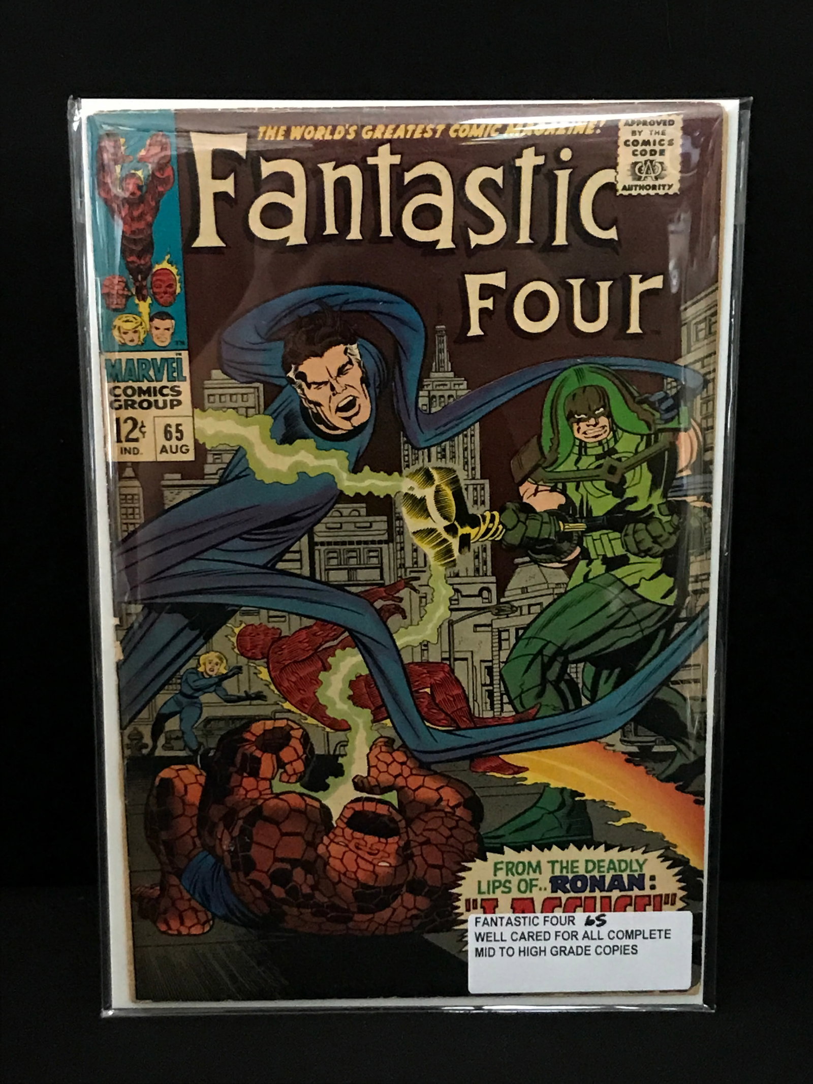 FANTASTIC FOUR #65 - MARVEL COMICS: Prices are in Canadian dollars