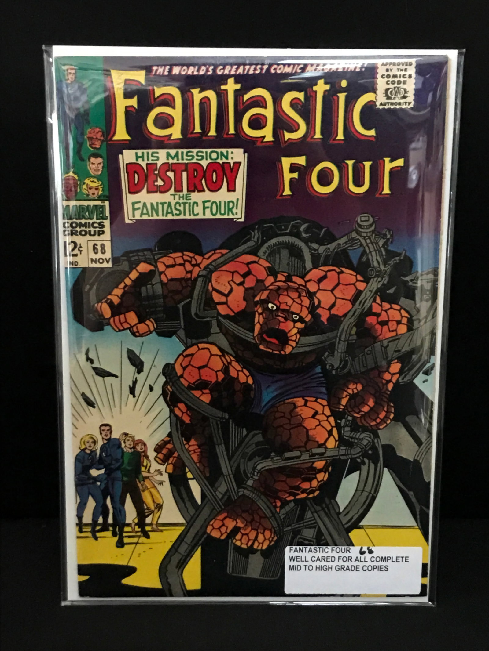 FANTASTIC FOUR #68 - MARVEL COMICS: Prices are in Canadian dollars
