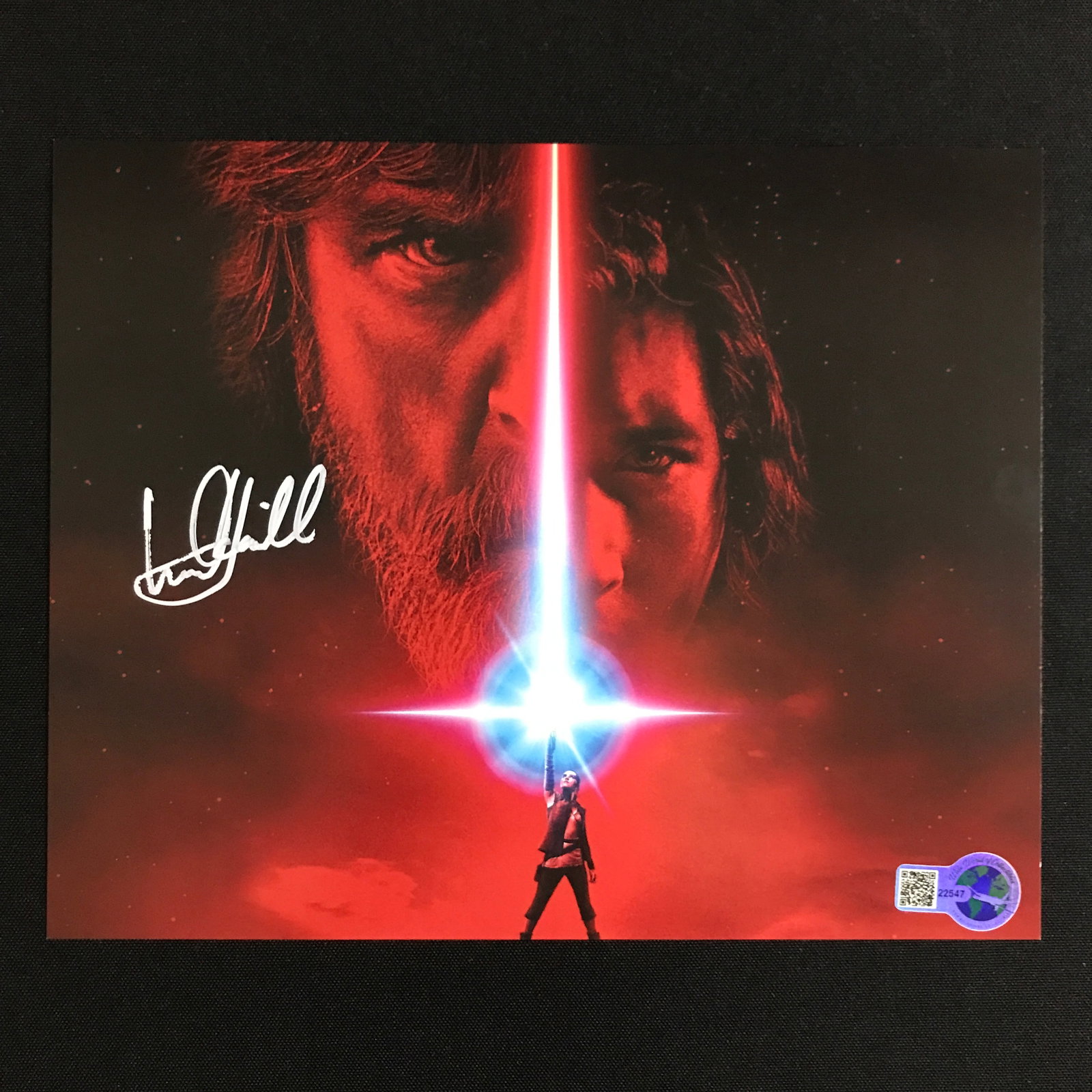 MARK HAMILL SIGNED STAR WARS 8X10 - WWOC COA: Prices are in Canadian dollars