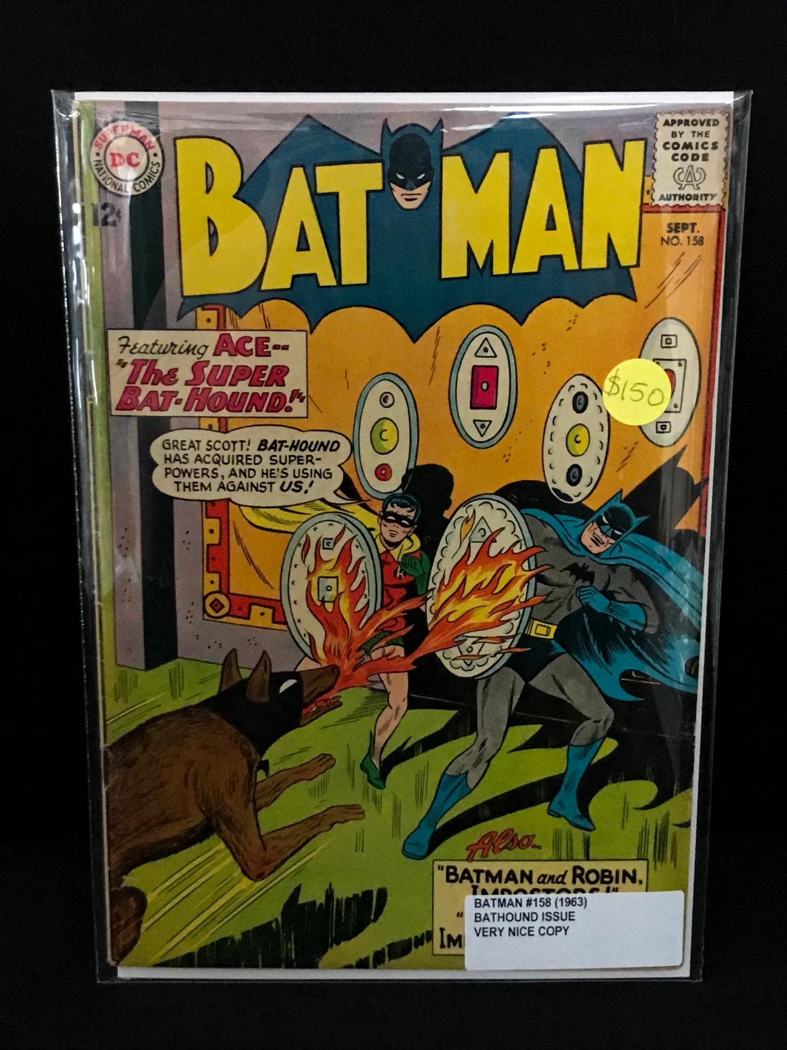 BATMAN #158 (1963) - DC COMICS (1 of 1)