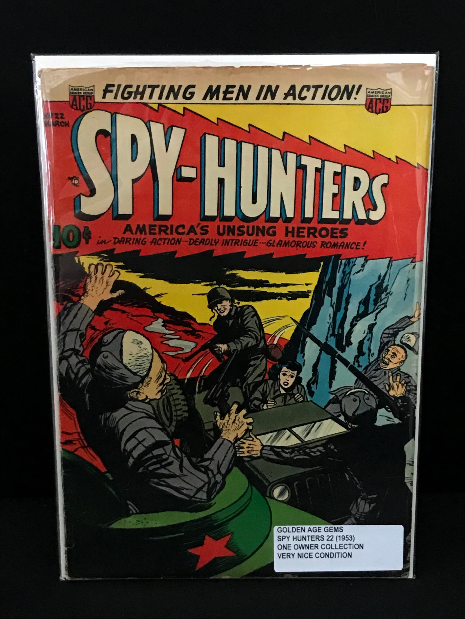 SPY HUNTERS #22 (1953) ONE OWNER COLLECTION - ACG COMICS: Prices are in Canadian dollars