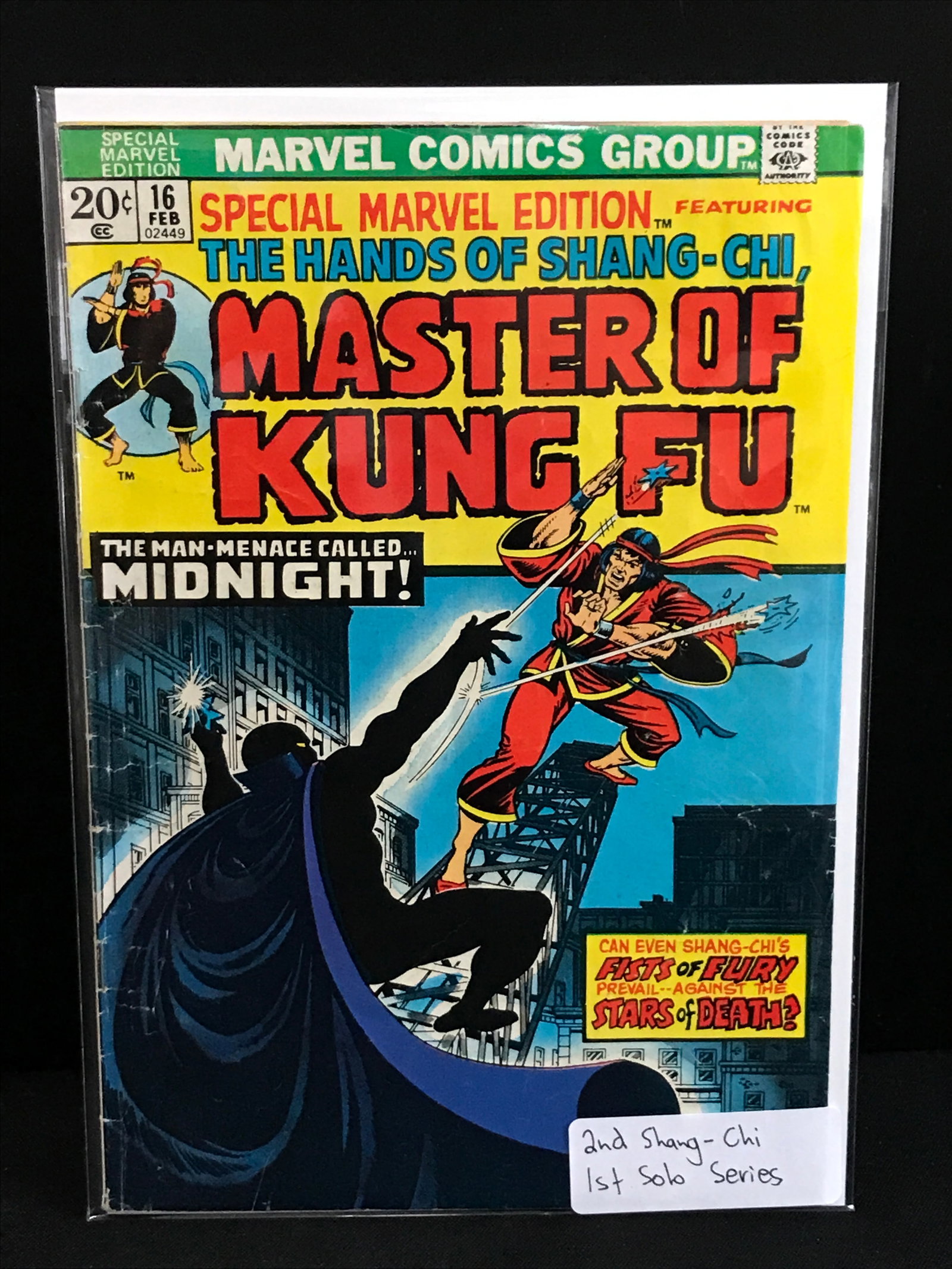 SPECIAL MARVEL EDITION #16 2ND SHANG-CHI - MARVEL COMICS: Prices are in Canadian dollars