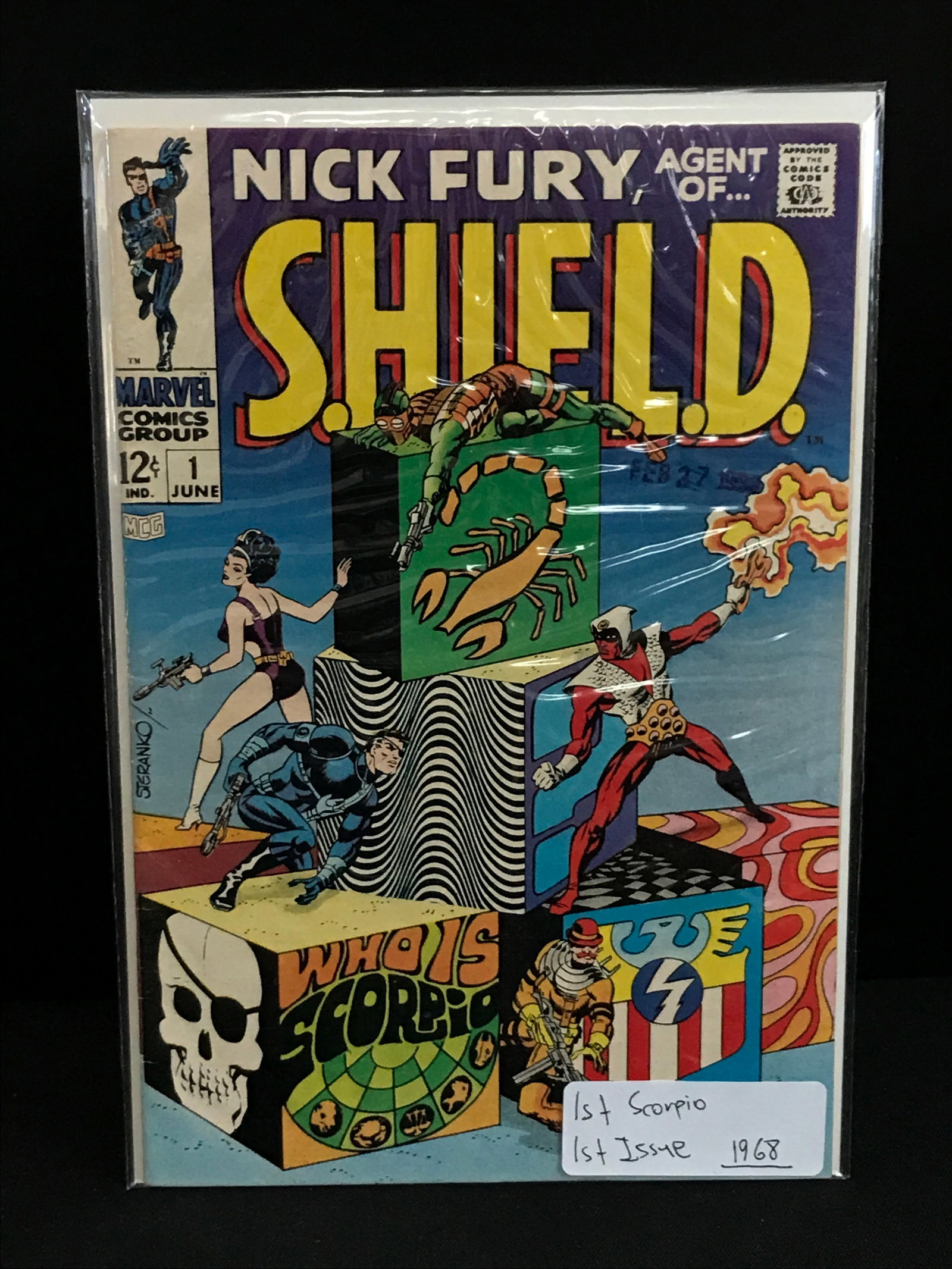 NICK FURY AGENT OF SHIELD #1 (1968) 1ST SCORPIO - MARVEL COMICS: Prices are in Canadian dollars