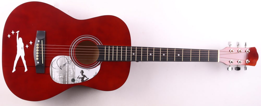 TAYLOR SWIFT SIGNED ACOUSTIC GUITAR - BECKETT LOA: Prices are in Canadian dollars