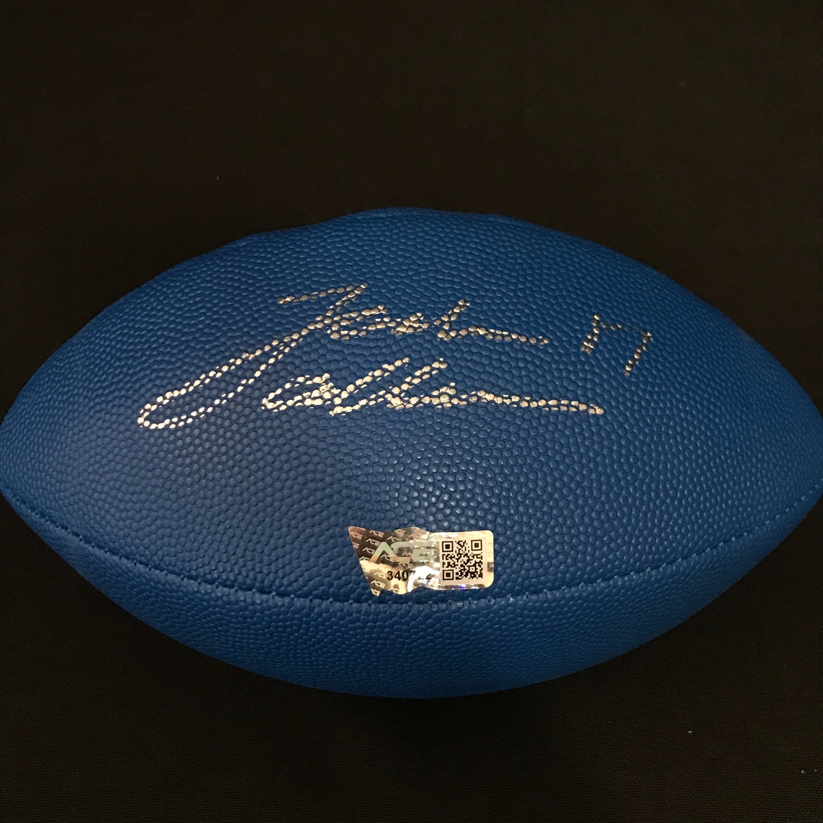 JOSH ALLEN SIGNED FOOTBALL - ACE COA: Prices are in Canadian dollars