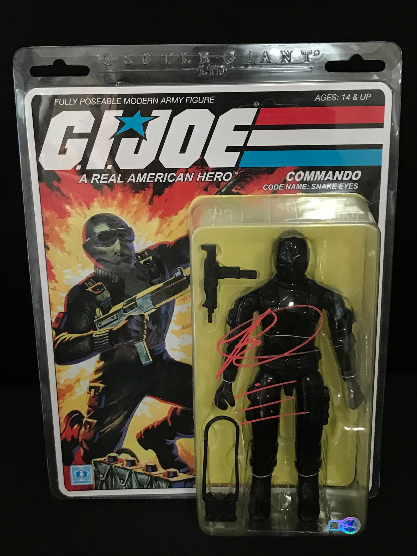 RAY PARK SIGNED G.I JOE 18" ACTION FIGURE - WWOC COA: Prices are in Canadian dollars