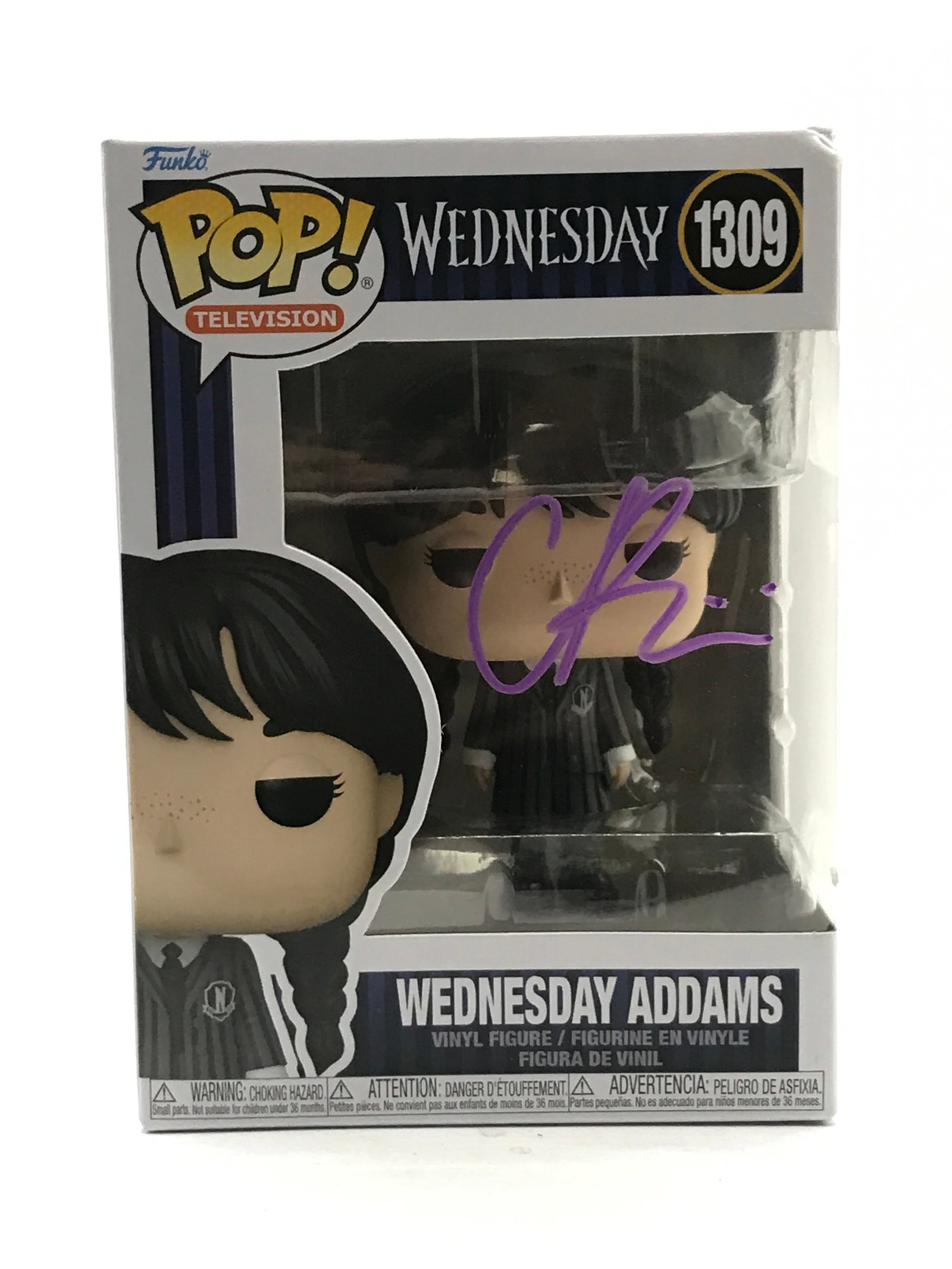 CHRISTINA RICCI SIGNED WEDNESDAY ADDAMS FUNKO POP - WWOC COA: Prices are in Canadian dollars