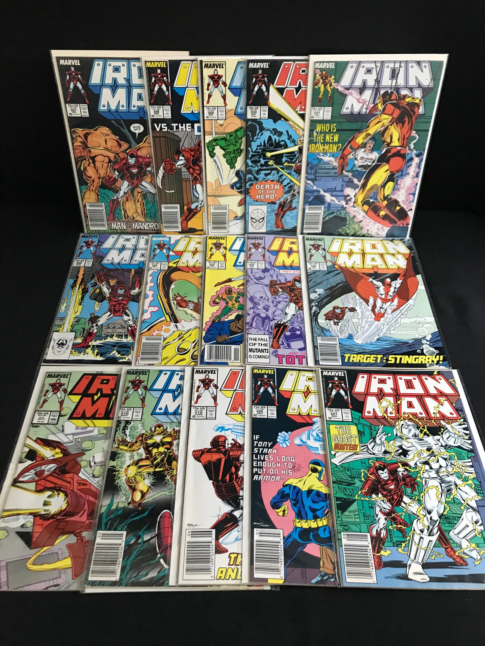 LOT OF 15 IRON MAN COMICS - MARVEL COMICS (1 of 1)