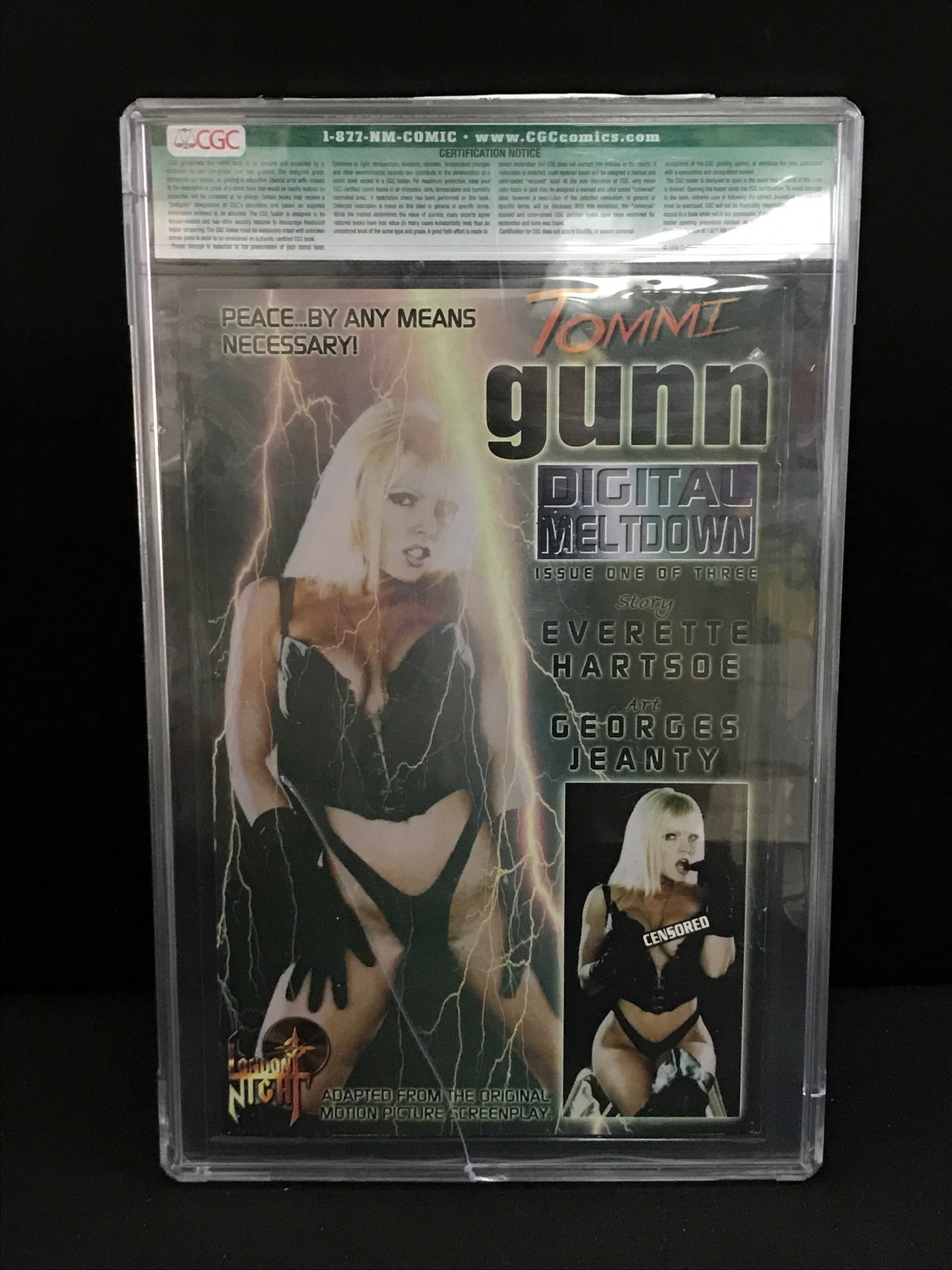 TOMMI GUNN ISSUE 1 OF 3 - CGC ENCASED: Prices are in Canadian dollars