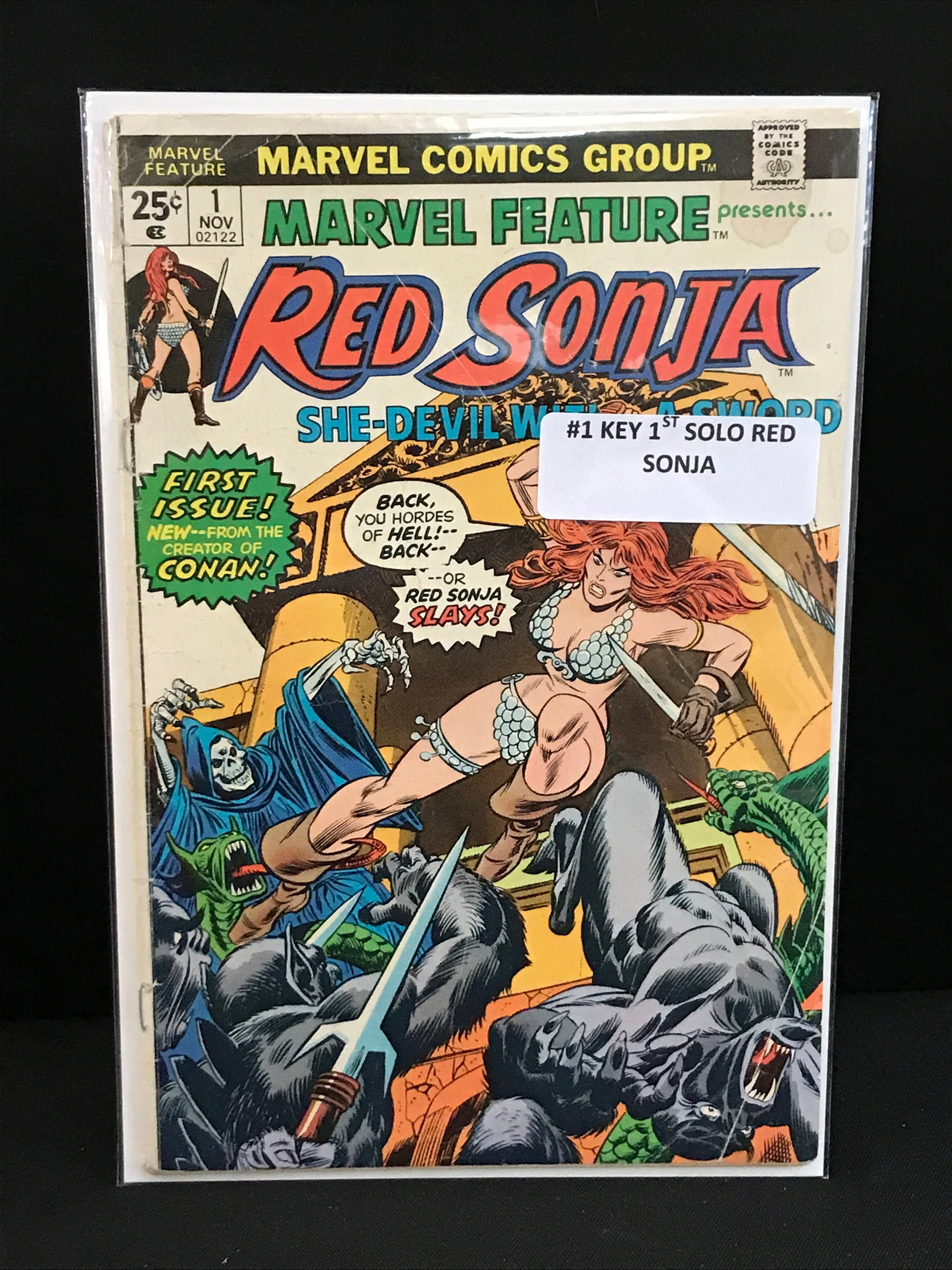 MARVEL FEATURE PRESENTS RED SONJA #1 - MARVEL COMICS (1 of 1)